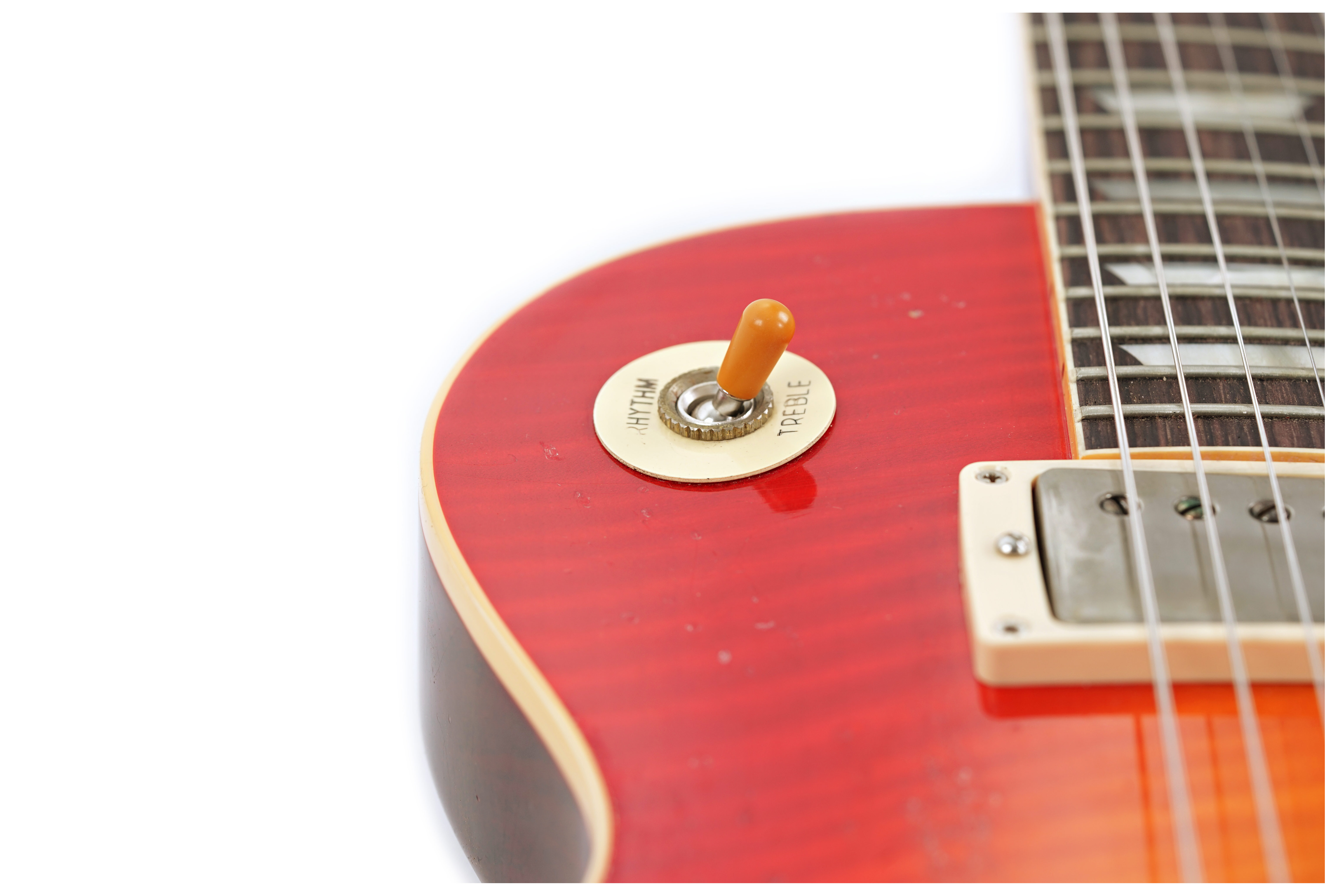 GUITARGUITAR Gibson Custom Shop 59 Les Paul Standard Made 2 Measure Wide Tomato Burst Murphy Lab Heavy Aged #04316