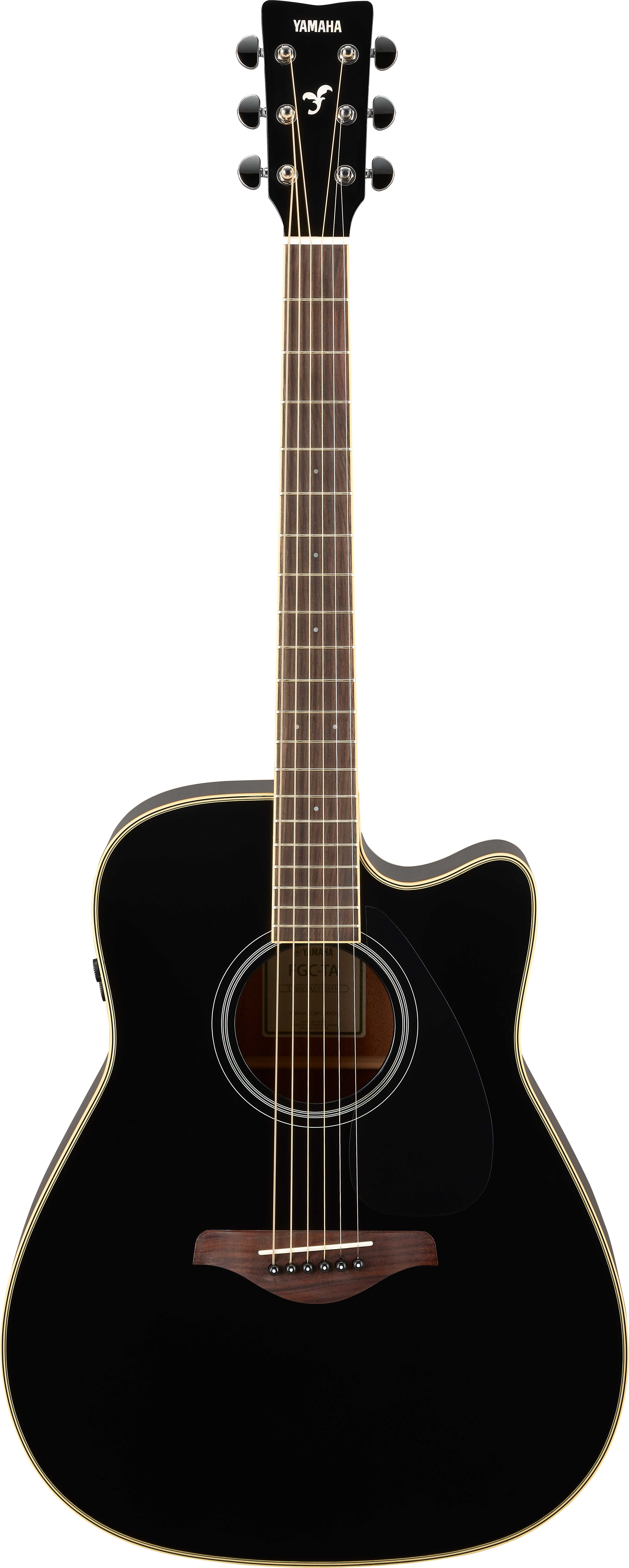 GUITARGUITAR Yamaha FGCTABL Transacoustic FG Cutaway Black