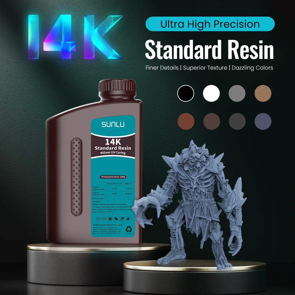 [MOQ: 5 Bottles] 14K Standard Resin and Redwax Resin 1000g