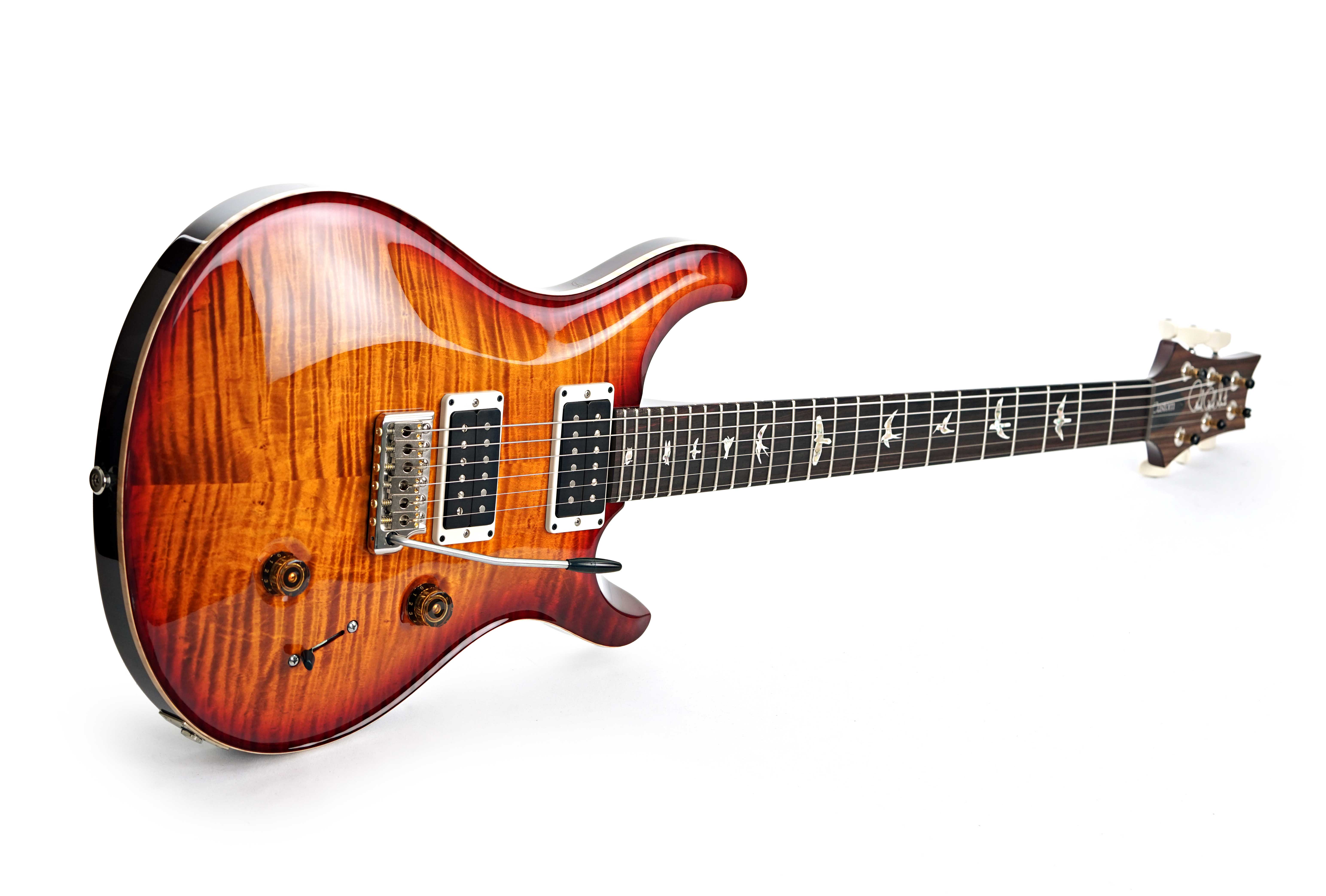 GUITARGUITAR PRS Custom 24 Dark Cherry Sunburst Signed by Paul Reed Smith #0394750