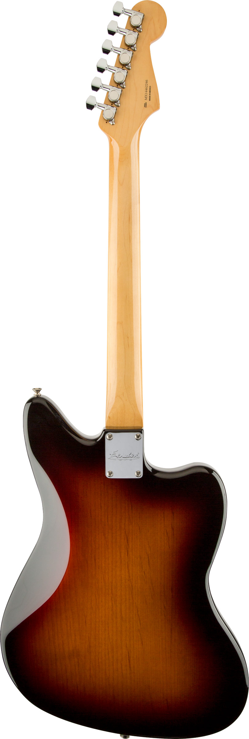 GUITARGUITAR Fender Kurt Cobain Jaguar 3 Colour Sunburst NOS Left Handed Rosewood Fingerboard