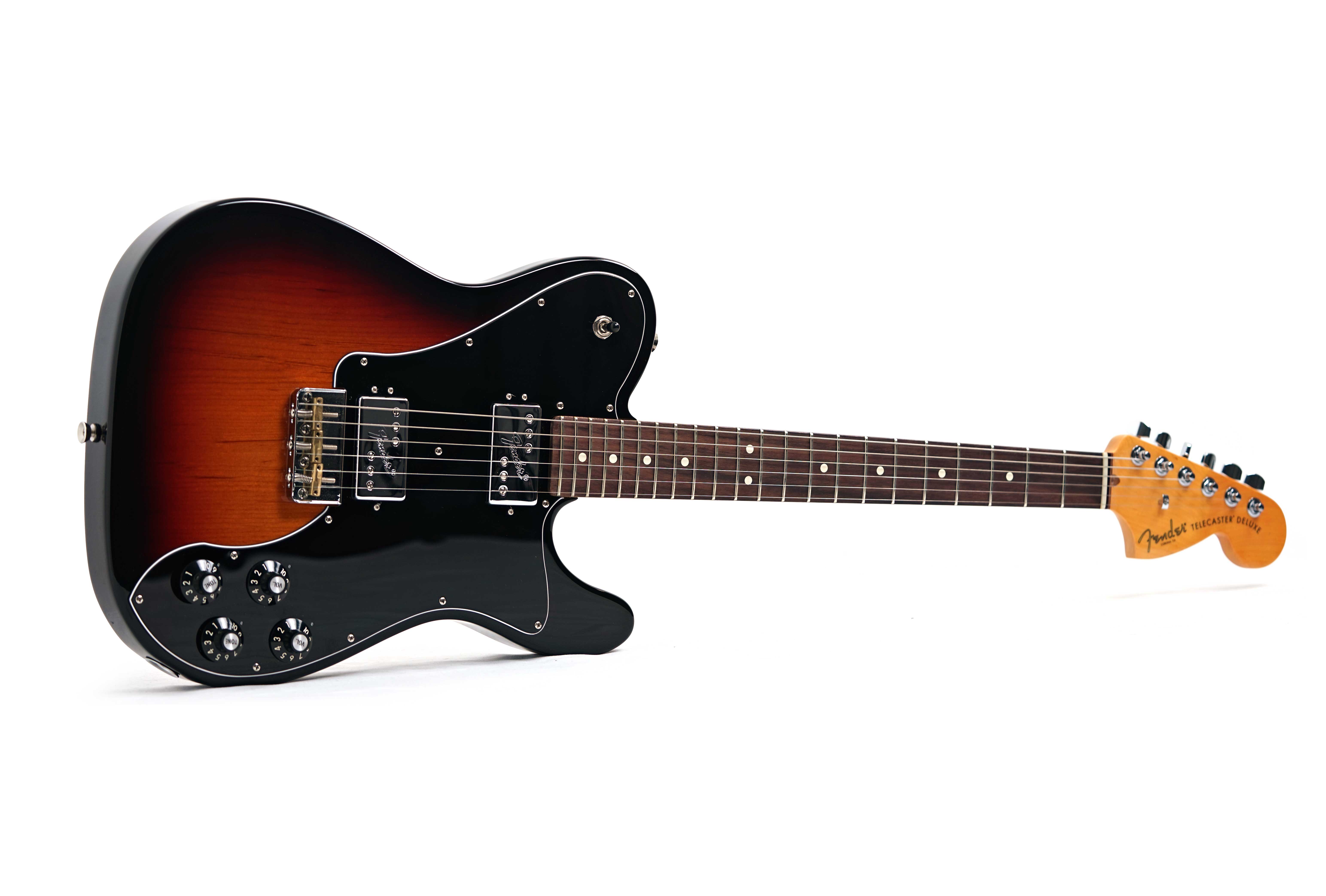 GUITARGUITAR Fender American Professional II Telecaster Deluxe 3 Tone Sunburst Rosewood Fingerboard (Ex-Demo) #US25019653