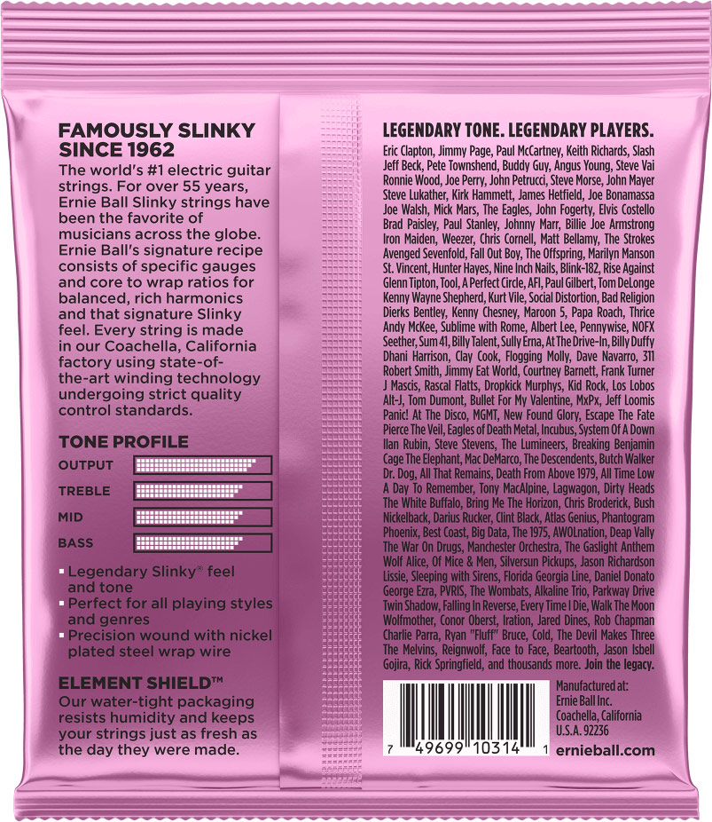 GUITARGUITAR Ernie Ball 2213 Mega Slinky 10.5-48