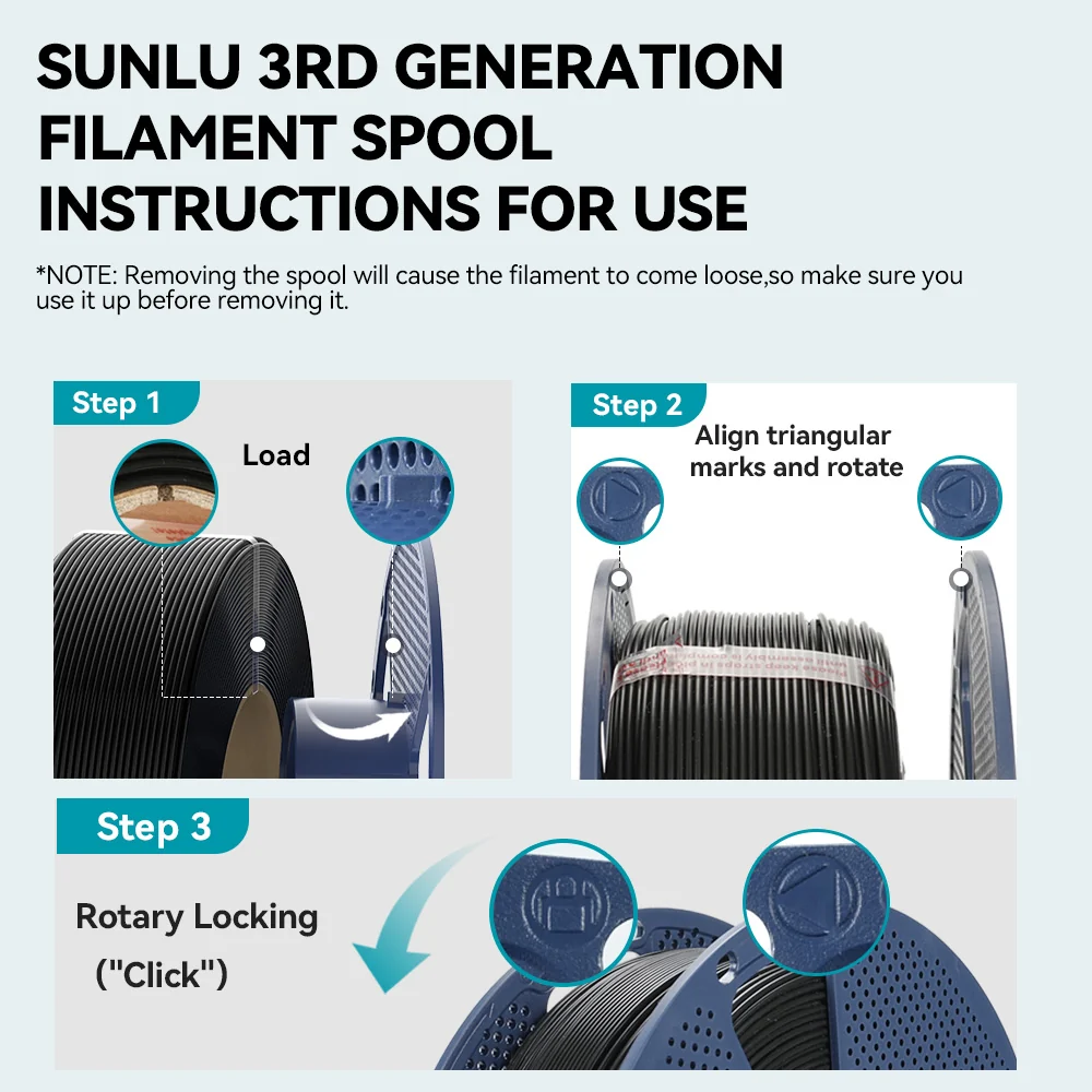 SUNLU PLA 3D Printer Filament 1KG