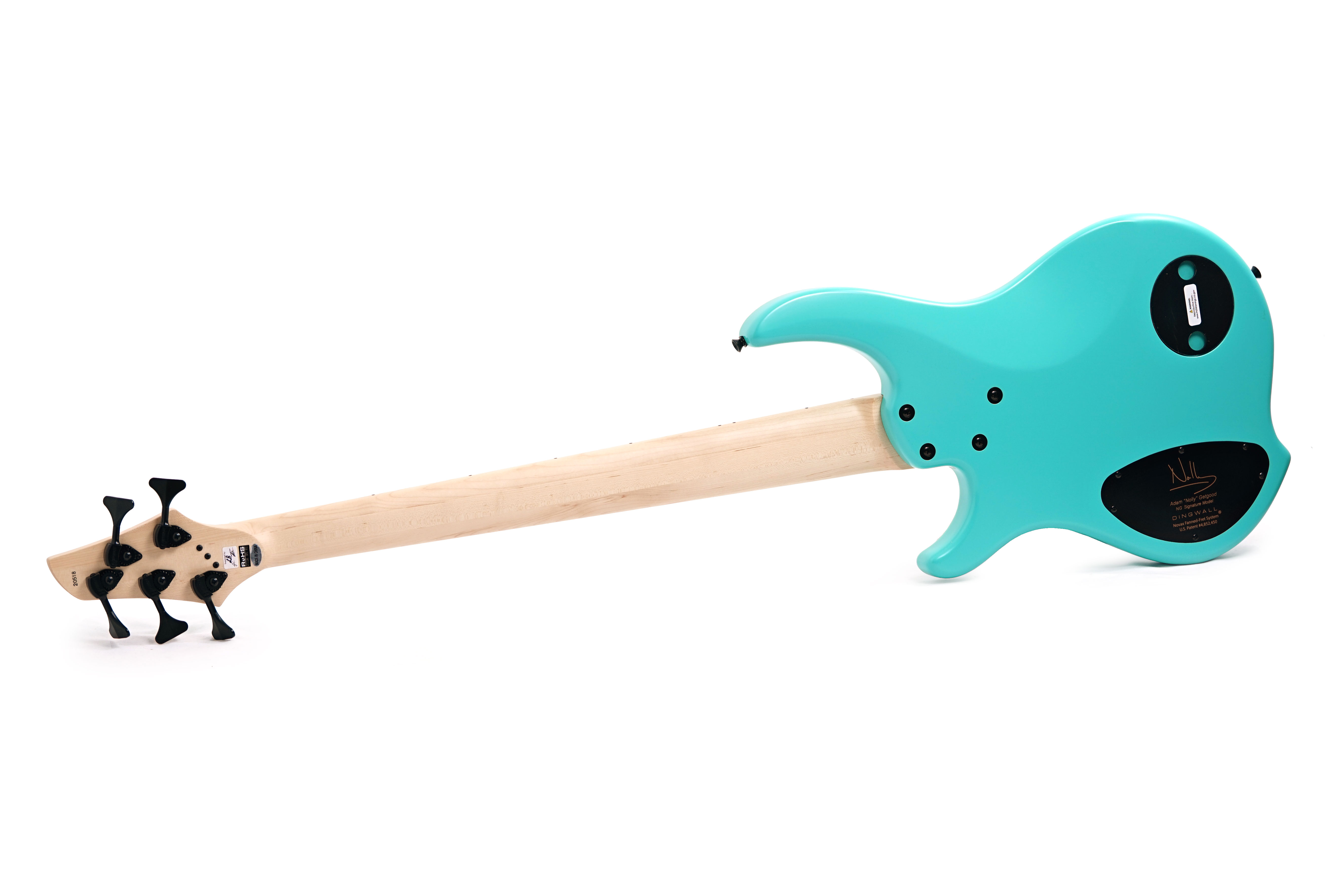 GUITARGUITAR Dingwall NG-3 3 Pickup 5 String Matte Celestial Blue Maple Fingerboard #20518