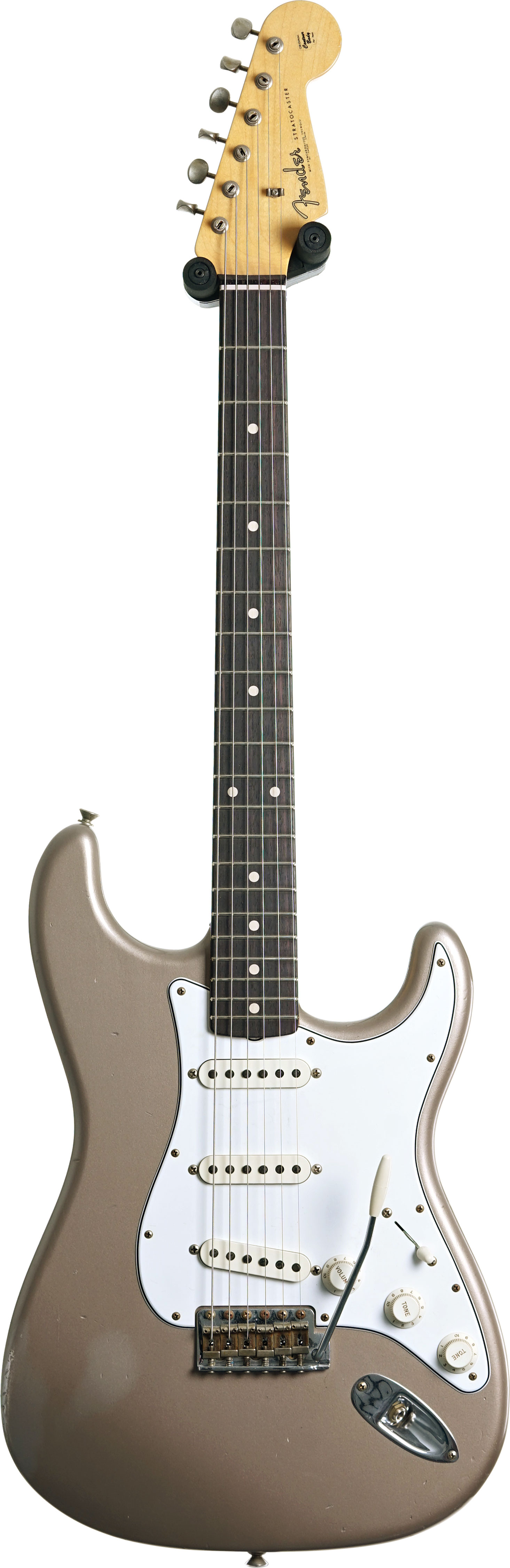 GUITARGUITAR Fender Custom Shop 1962 Stratocaster Journeyman Relic Shoreline Gold Masterbuilt by Austin MacNutt
