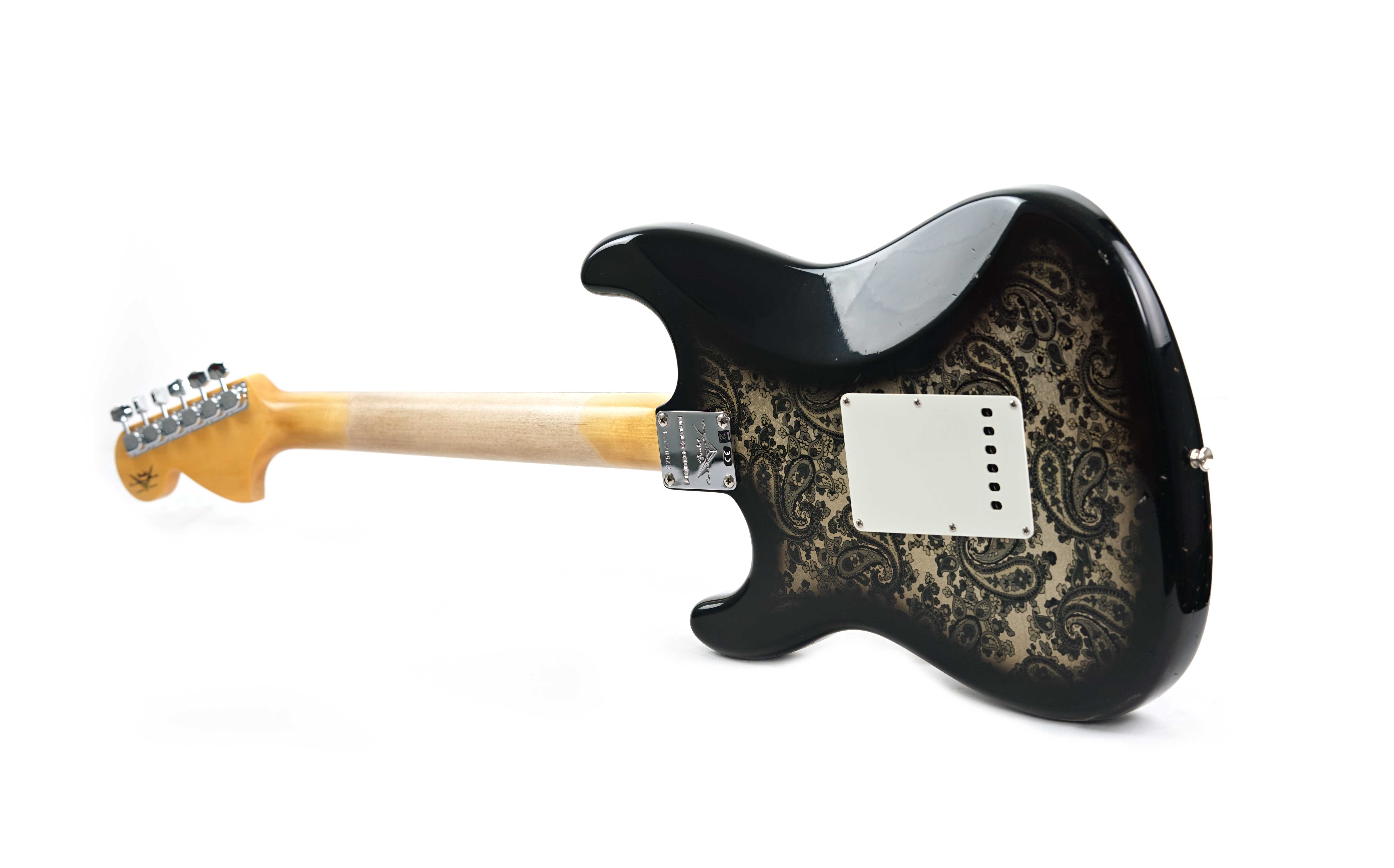 GUITARGUITAR Fender Custom Shop Limited Edition 1968 Stratocaster Journeyman Relic Black Paisley #CZ584214