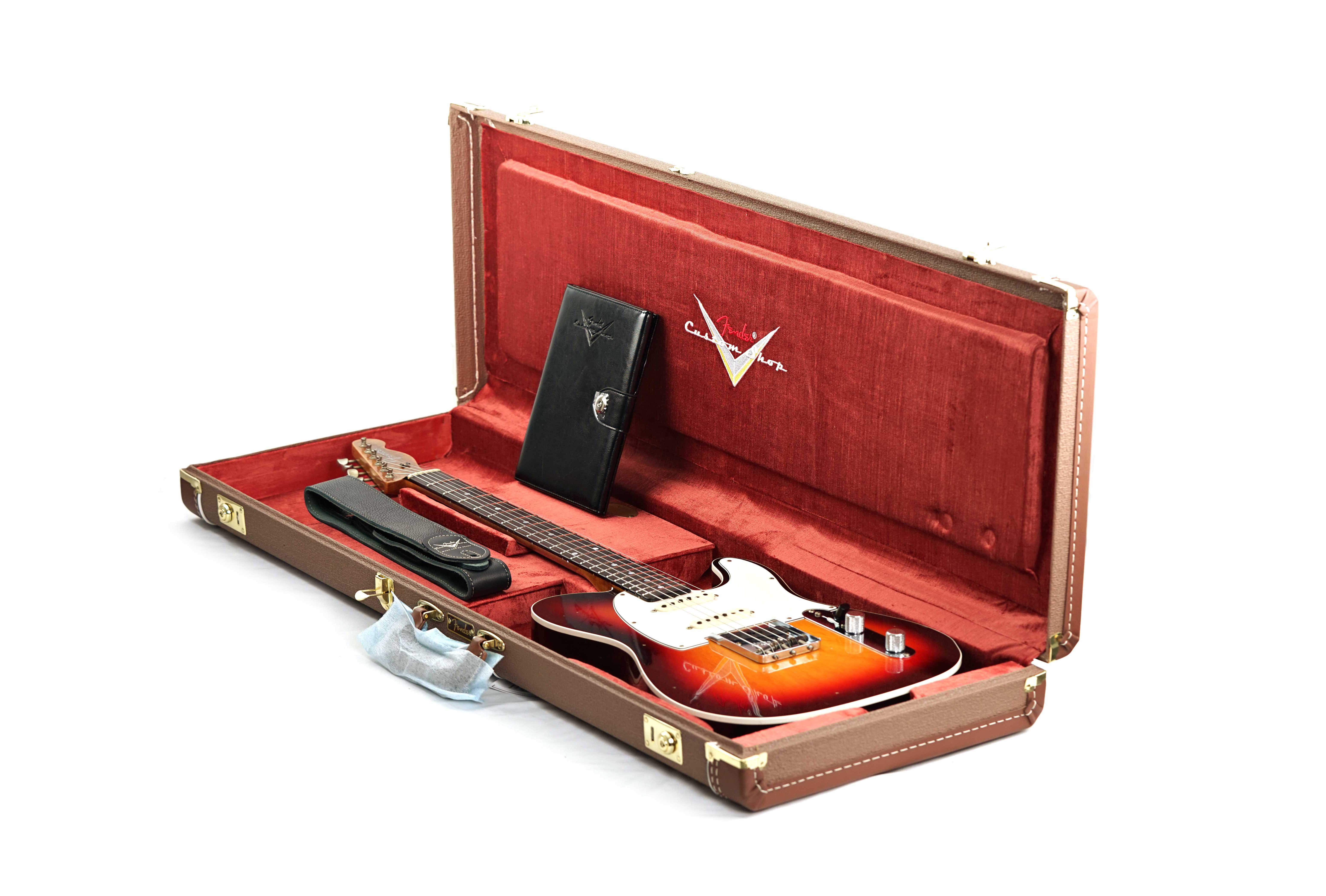 GUITARGUITAR Fender Custom Shop Limited Edition Hotshot Telecaster Journeyman Relic Chocolate 3 Tone Sunburst