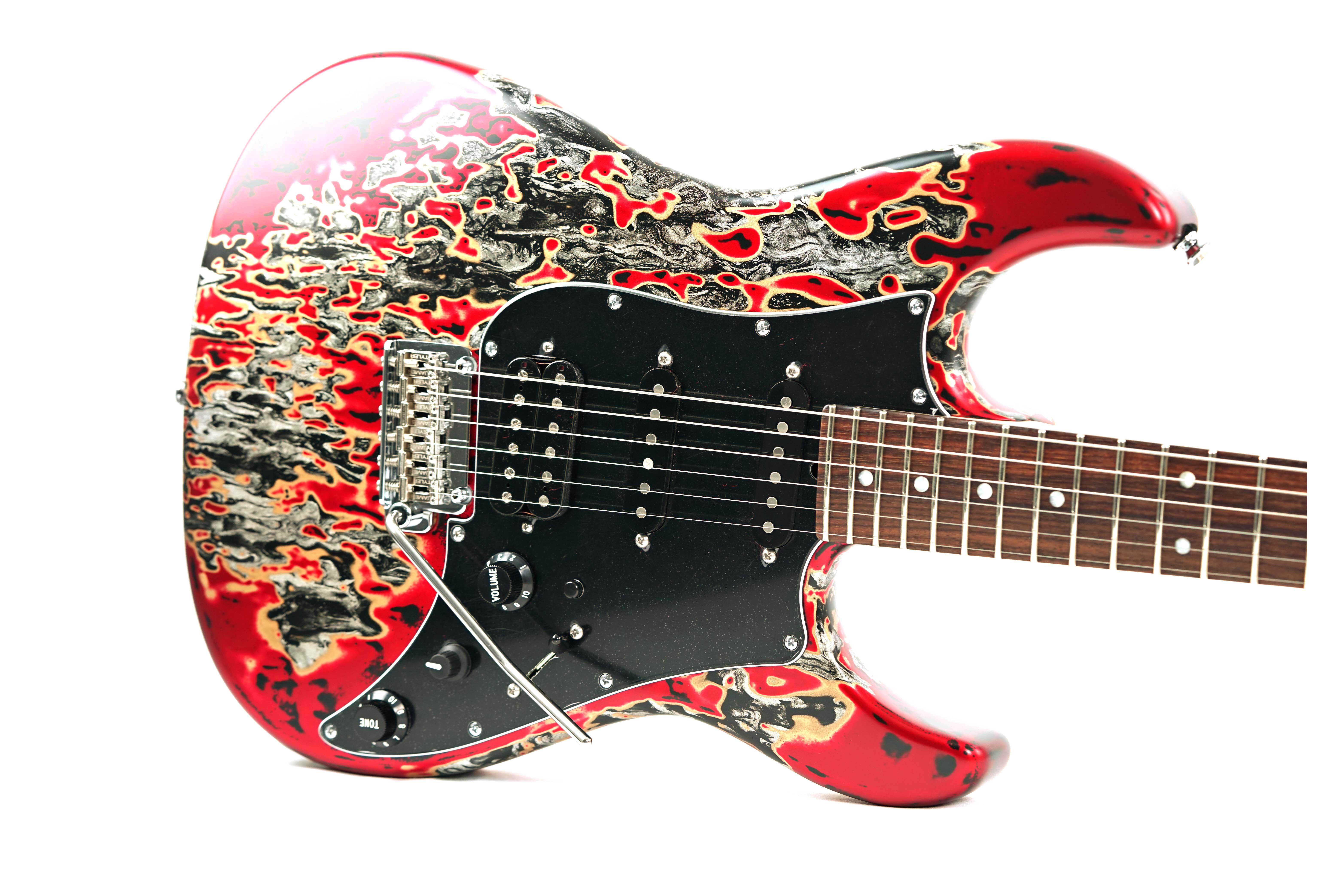 GUITARGUITAR Tyler USA Studio Elite HD Burning Water 2K