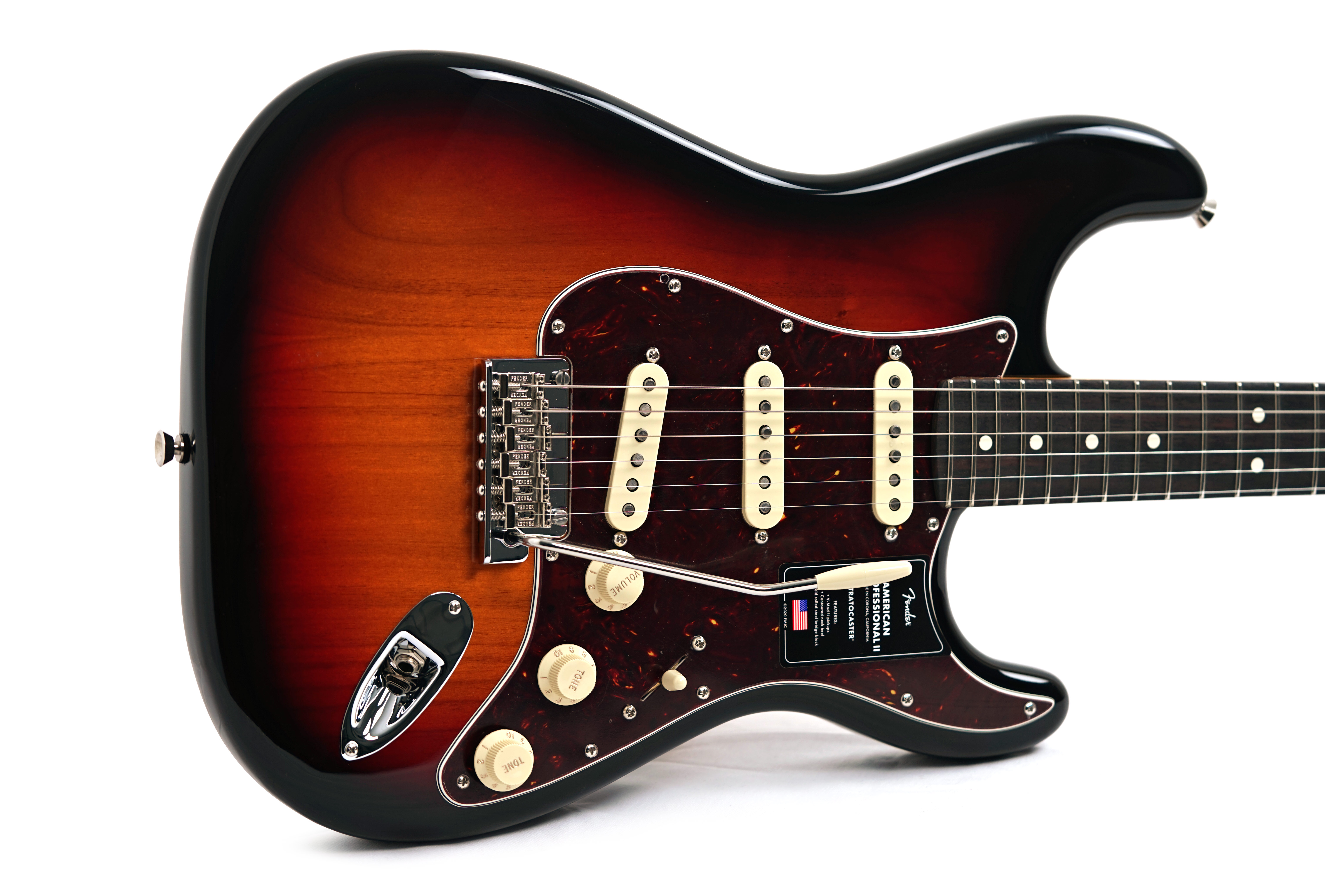 GUITARGUITAR Fender American Professional II Stratocaster 3 Tone Sunburst Rosewood Fingerboard #US25092833