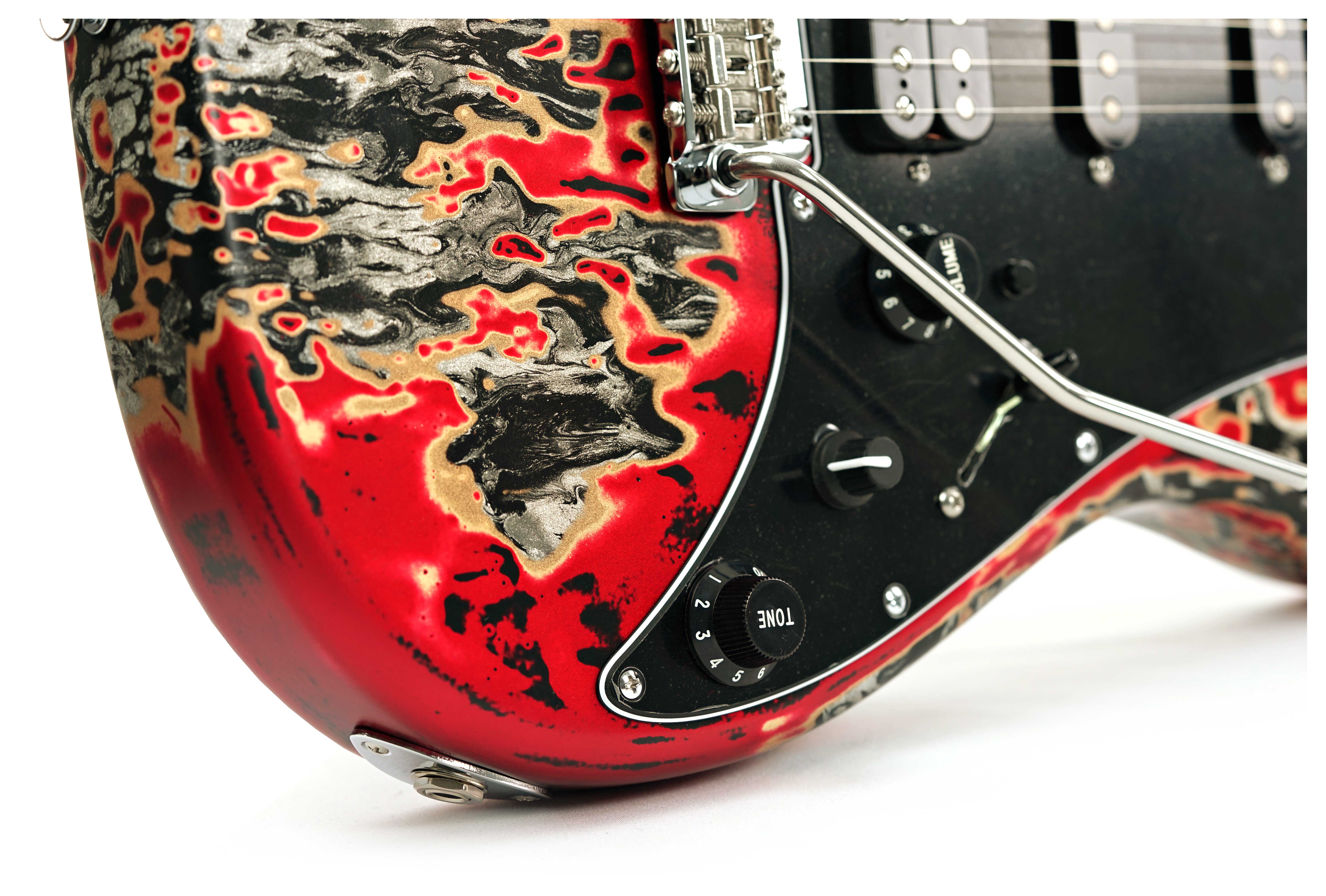 GUITARGUITAR Tyler USA Studio Elite HD Burning Water 2K