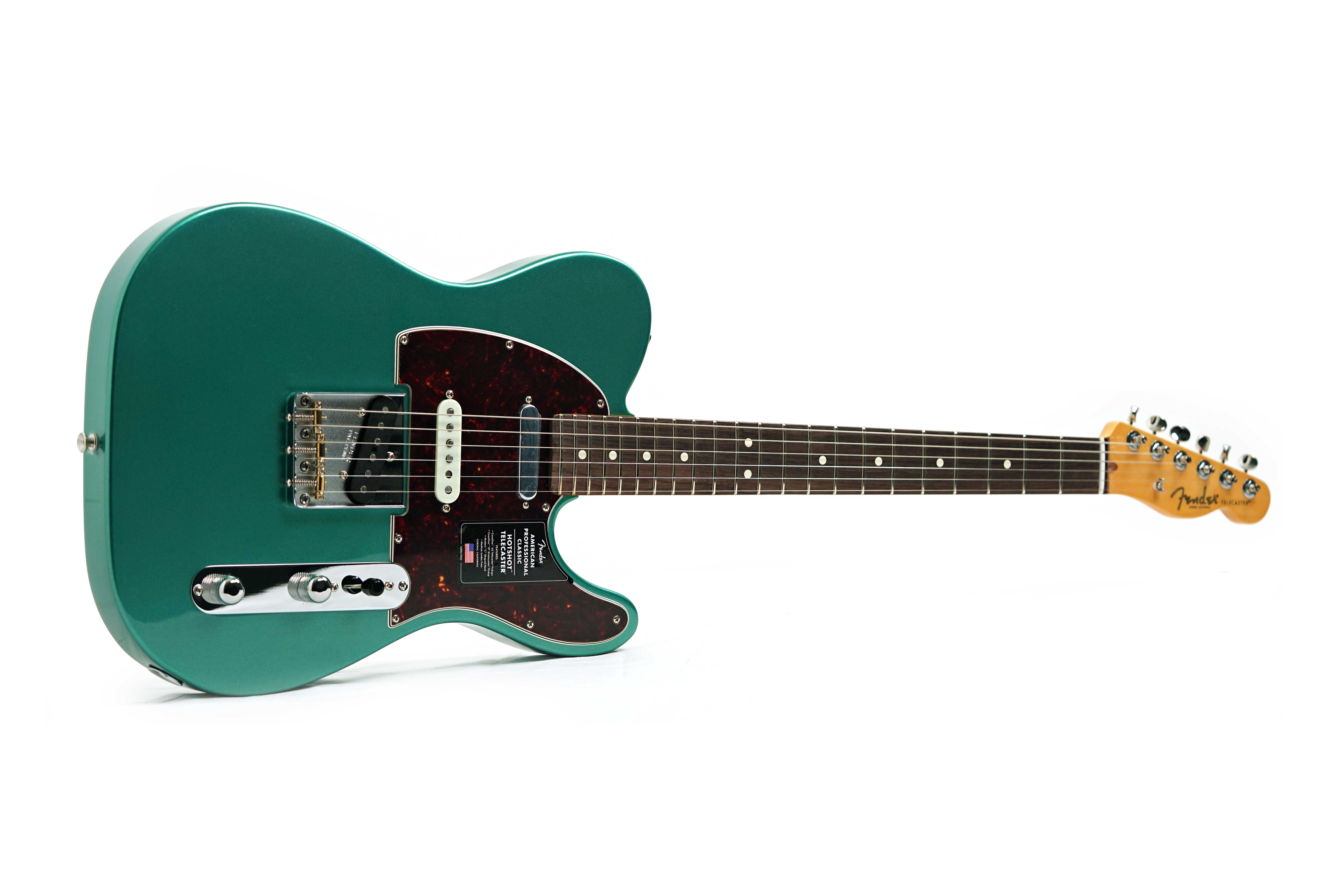 GUITARGUITAR Fender American Professional Classic Hotshot Telecaster SSS Faded Sherwood Green Metallic Rosewood Fingerboard #US25088059
