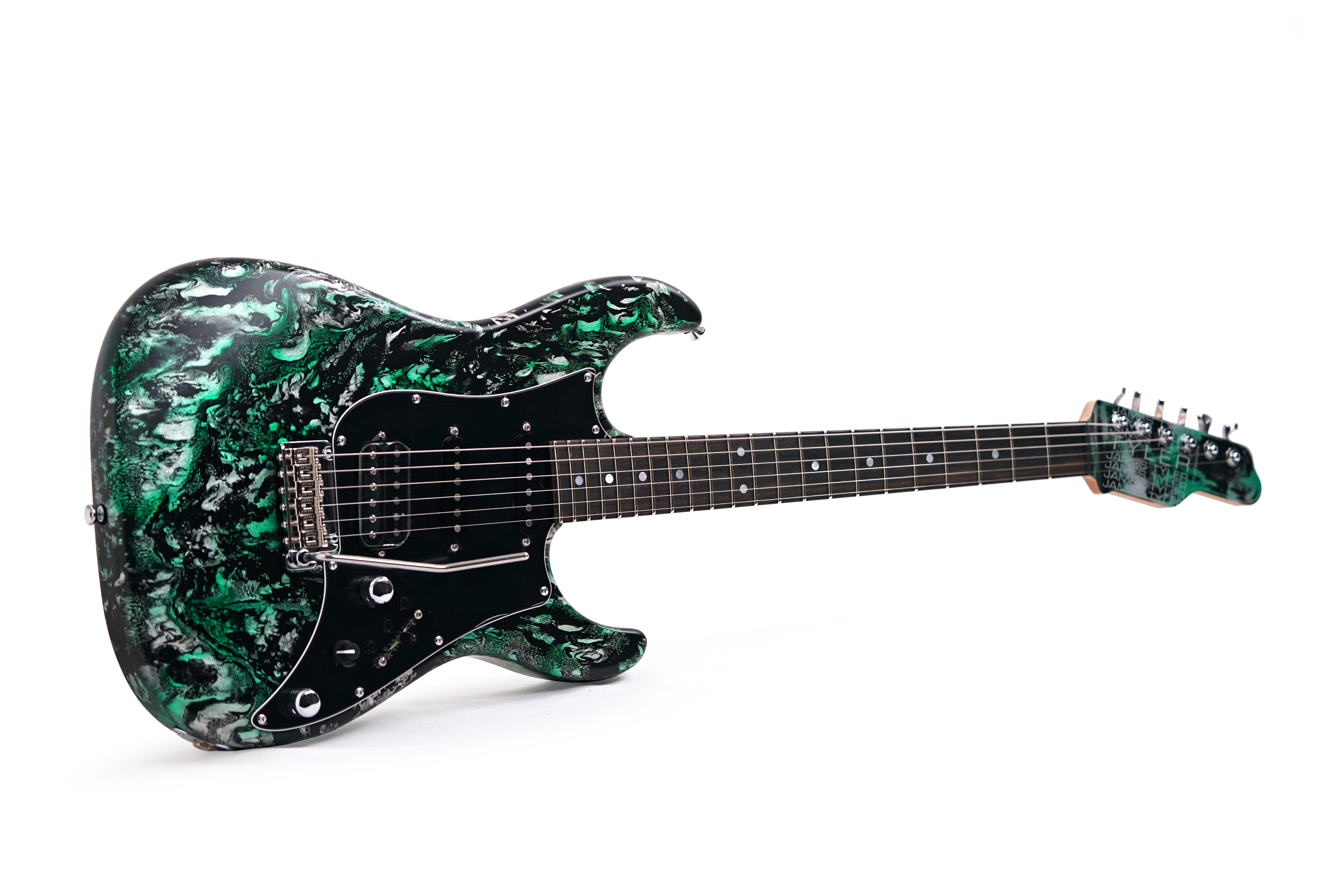 GUITARGUITAR Tyler Studio Elite HDX Black and Green Schmear #25781