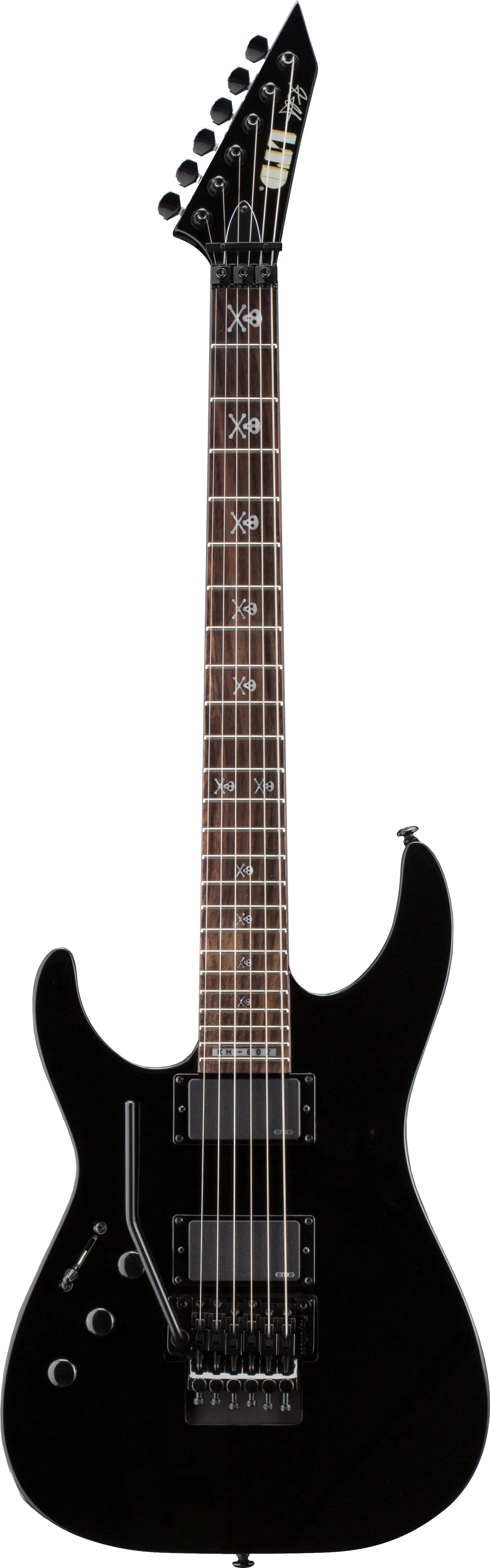 GUITARGUITAR ESP LTD KH-602 Kirk Hammett Black Left Handed