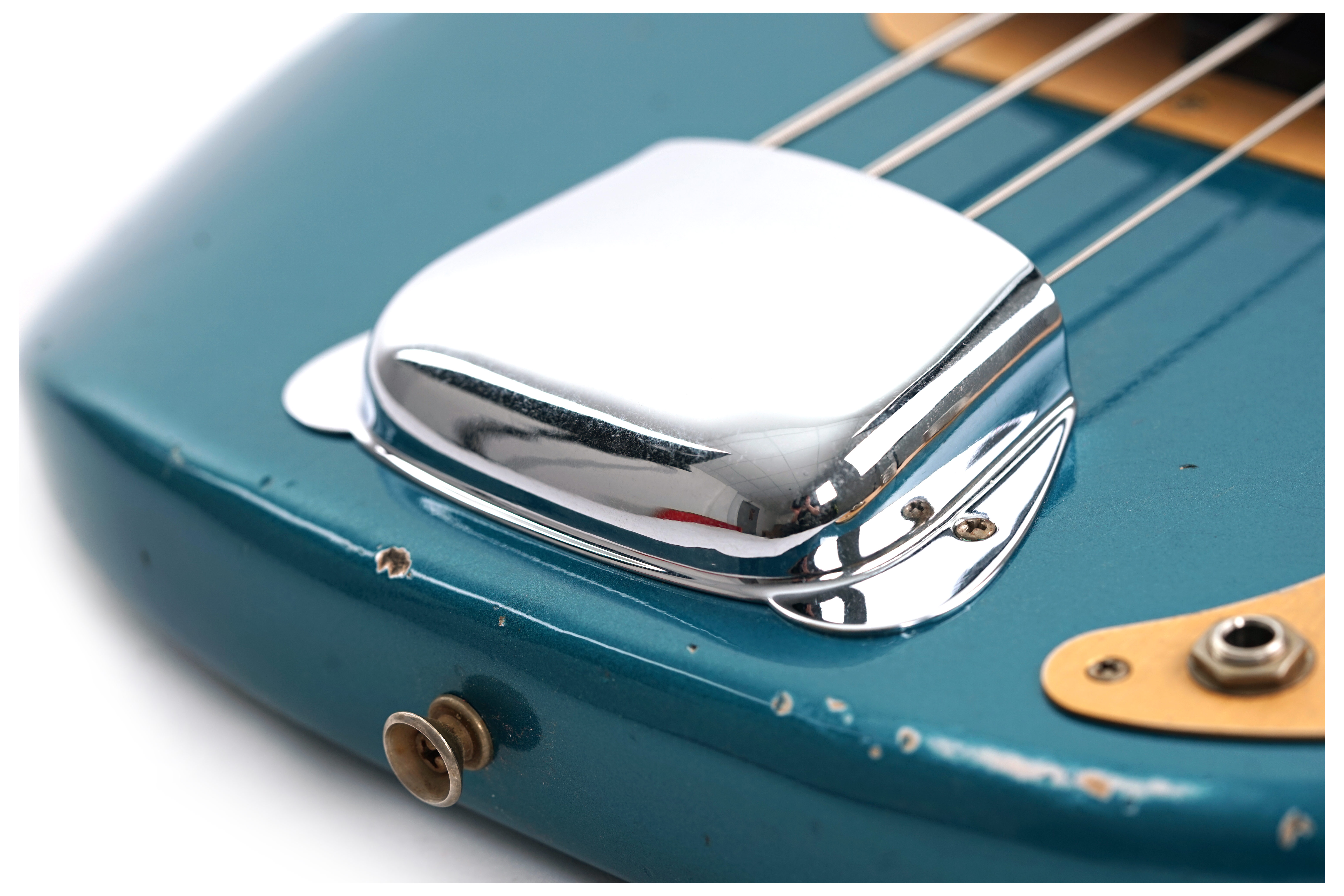 GUITARGUITAR Fender Custom Shop Precision Jazz Collection Bass Relic Ocean Turquoise #R143624