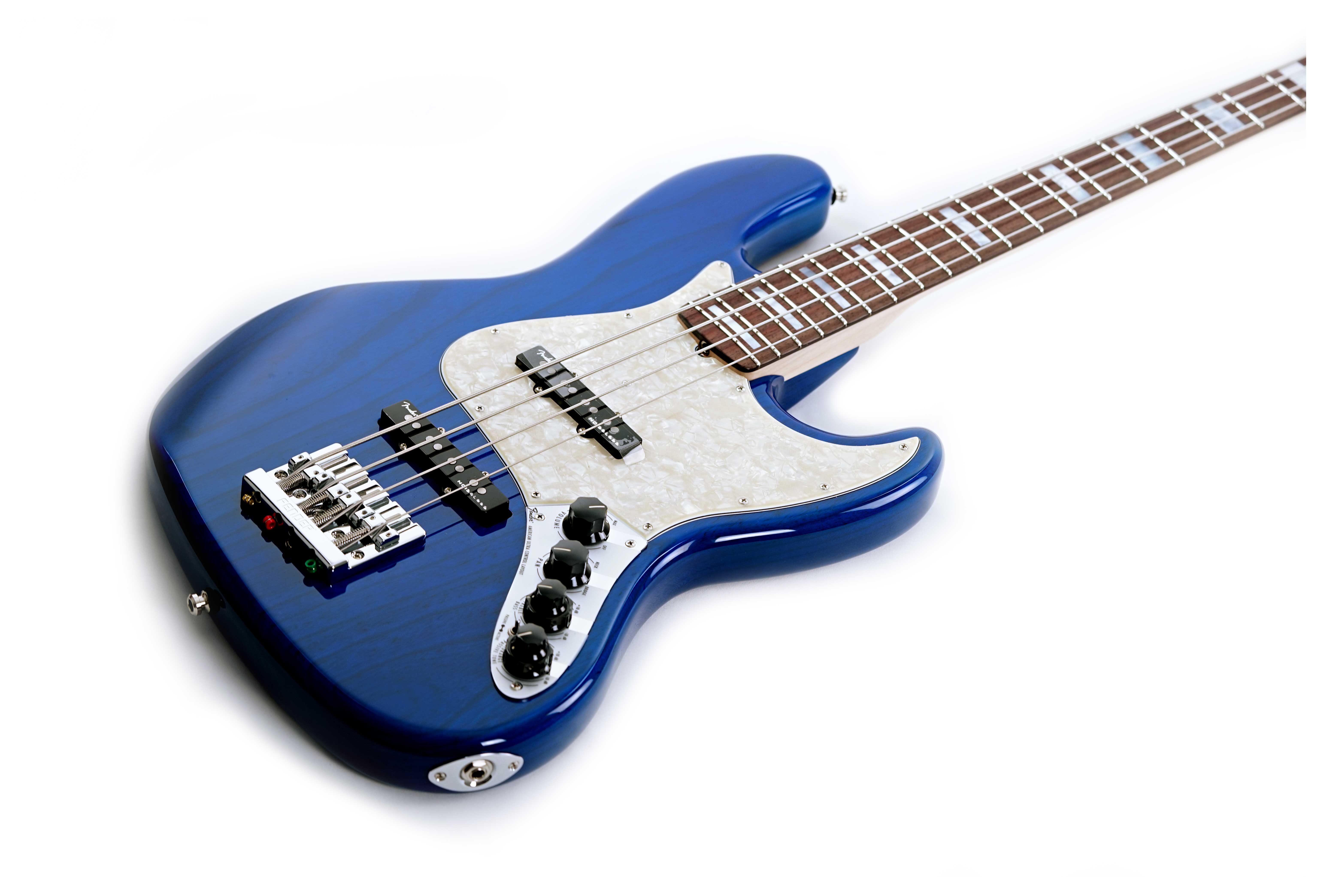 GUITARGUITAR Fender Custom Shop Custom Classic Jazz Bass IV Sapphire Blue Transparent Rosewood Fingerboard #cz568257