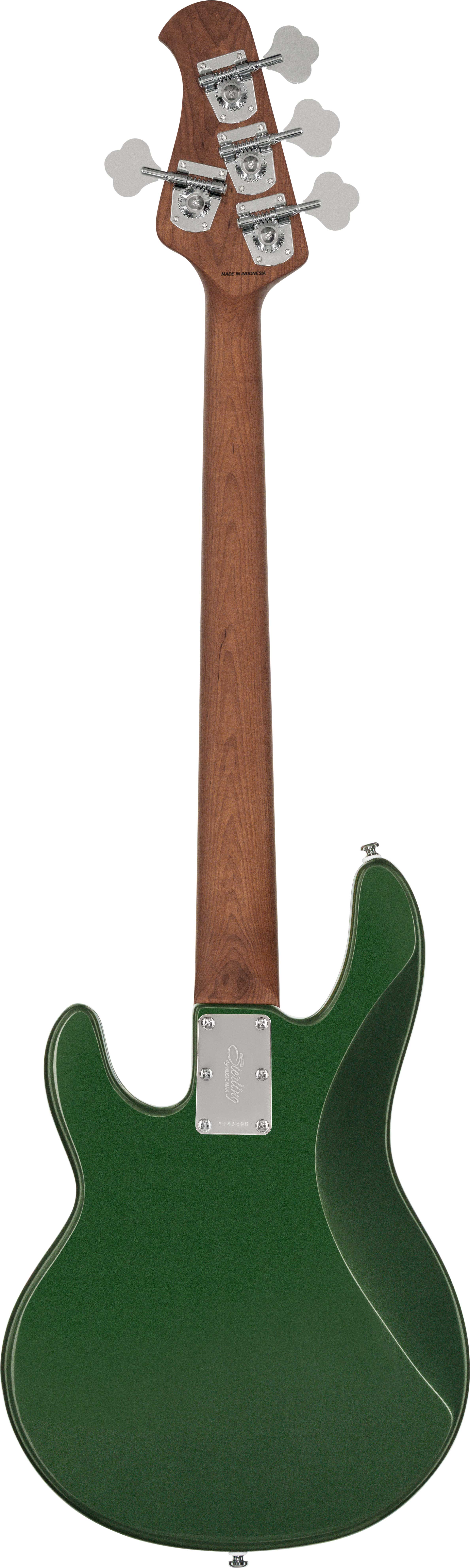 GUITARGUITAR Music Man Sterling StingRay Short Scale Bass RAYSS4 Charging Green