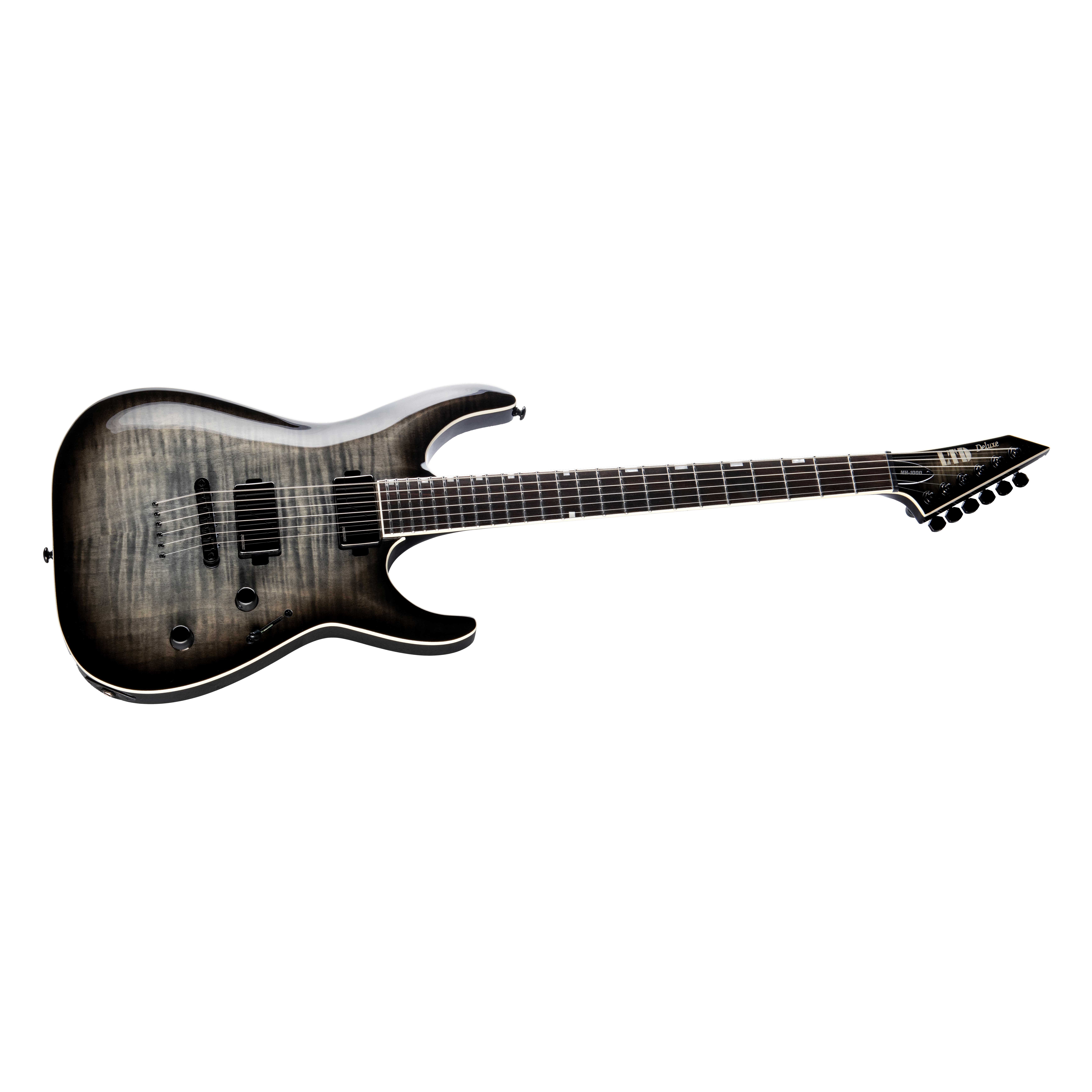 GUITARGUITAR ESP LTD MH-1000NT FM Charcoal Burst