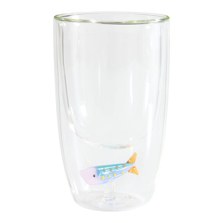 World Market Icon Double Walled Highball Glass