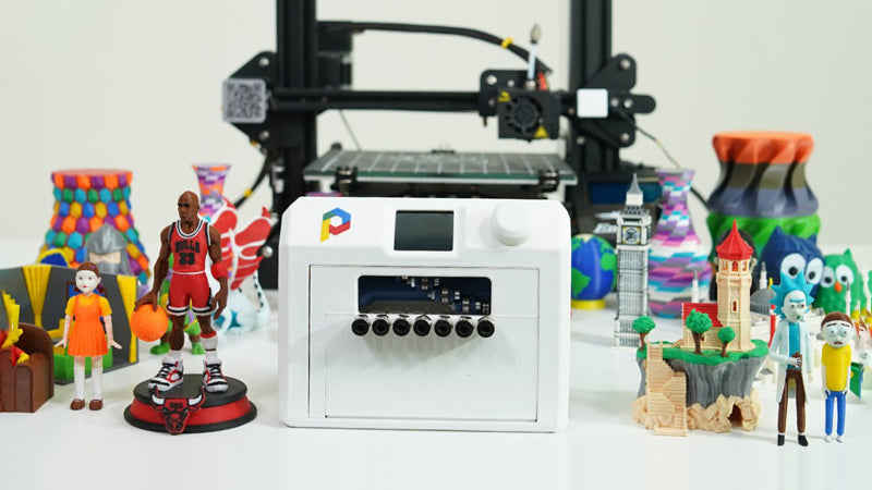 How it works: Multi color 3D Printing