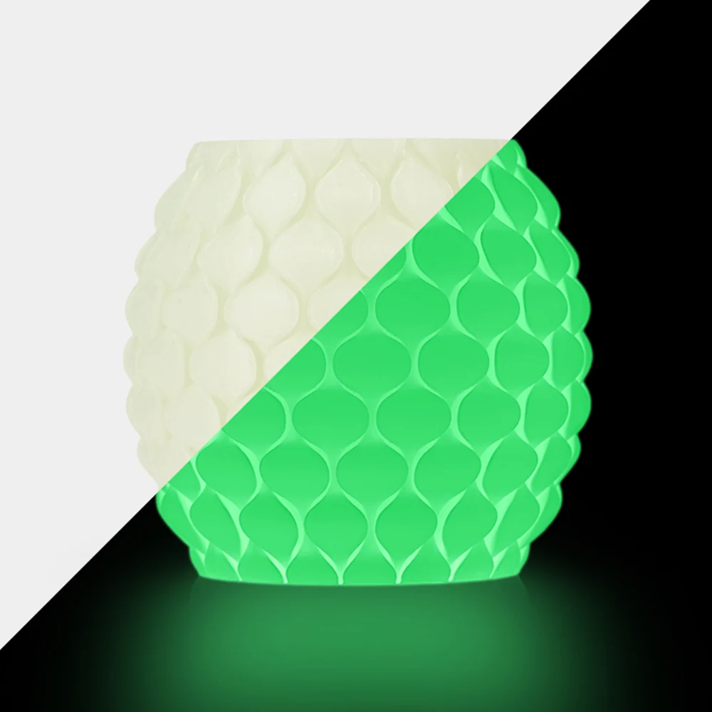 [MOQ: 3KG] Glow in The Dark (Luminous) PLA 3D Printer Filament 1KG