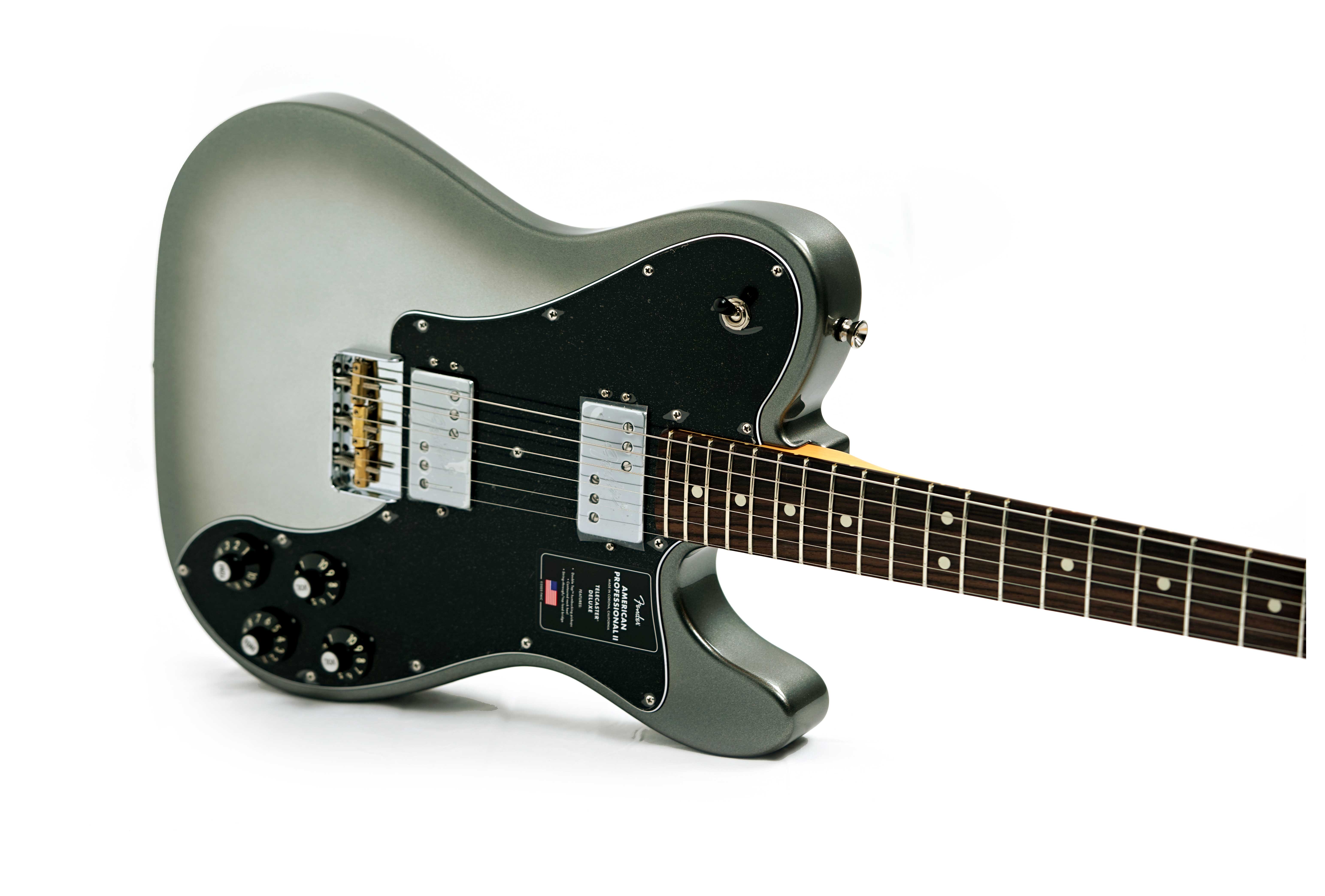 GUITARGUITAR Fender American Professional II Telecaster Deluxe Mercury Rosewood Fingerboard #US25021970