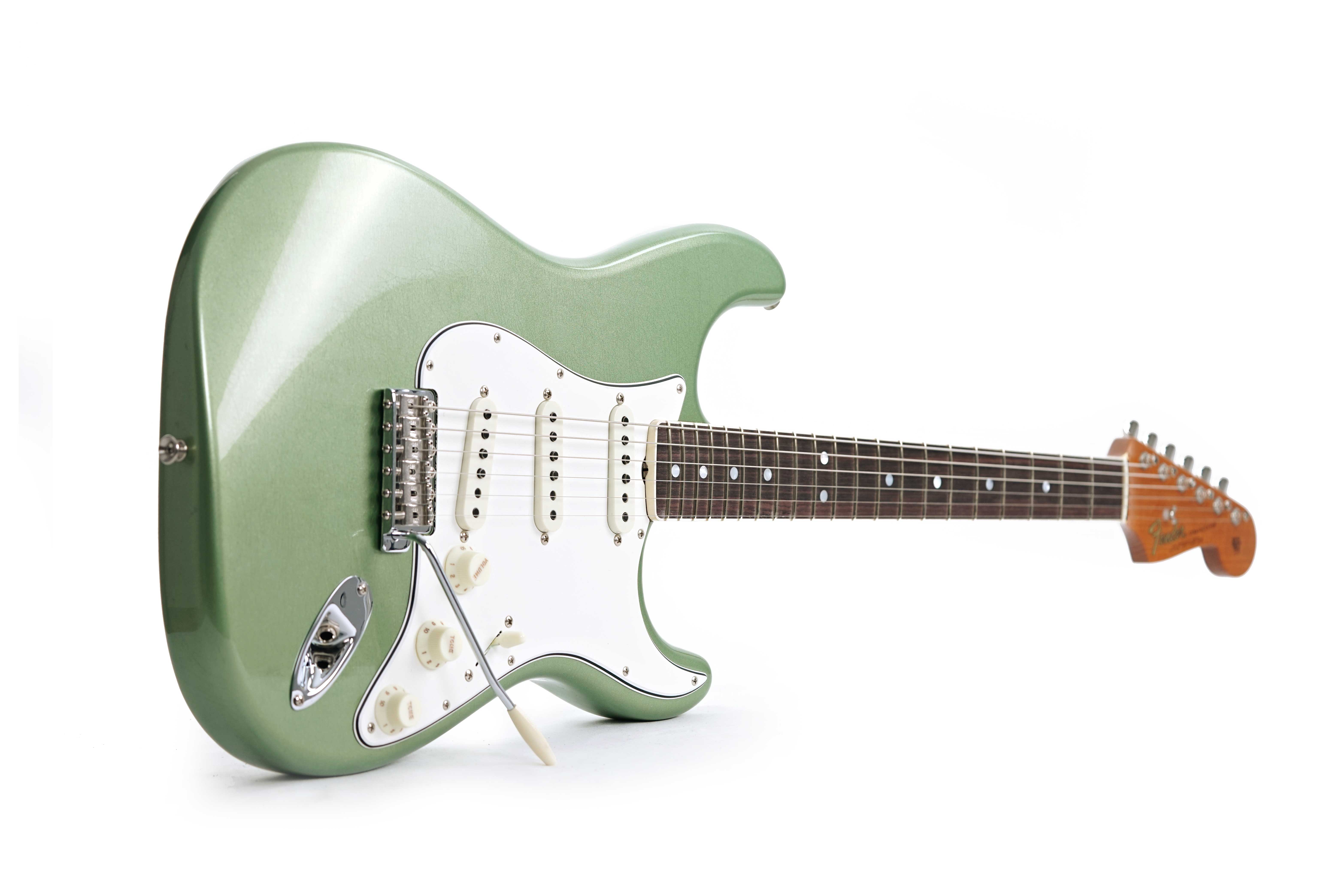 GUITARGUITAR Fender Custom Shop Limited Edition Roasted 1965 Stratocaster Lush Closet Classic Aged Sage Green Metallic #CZ579161