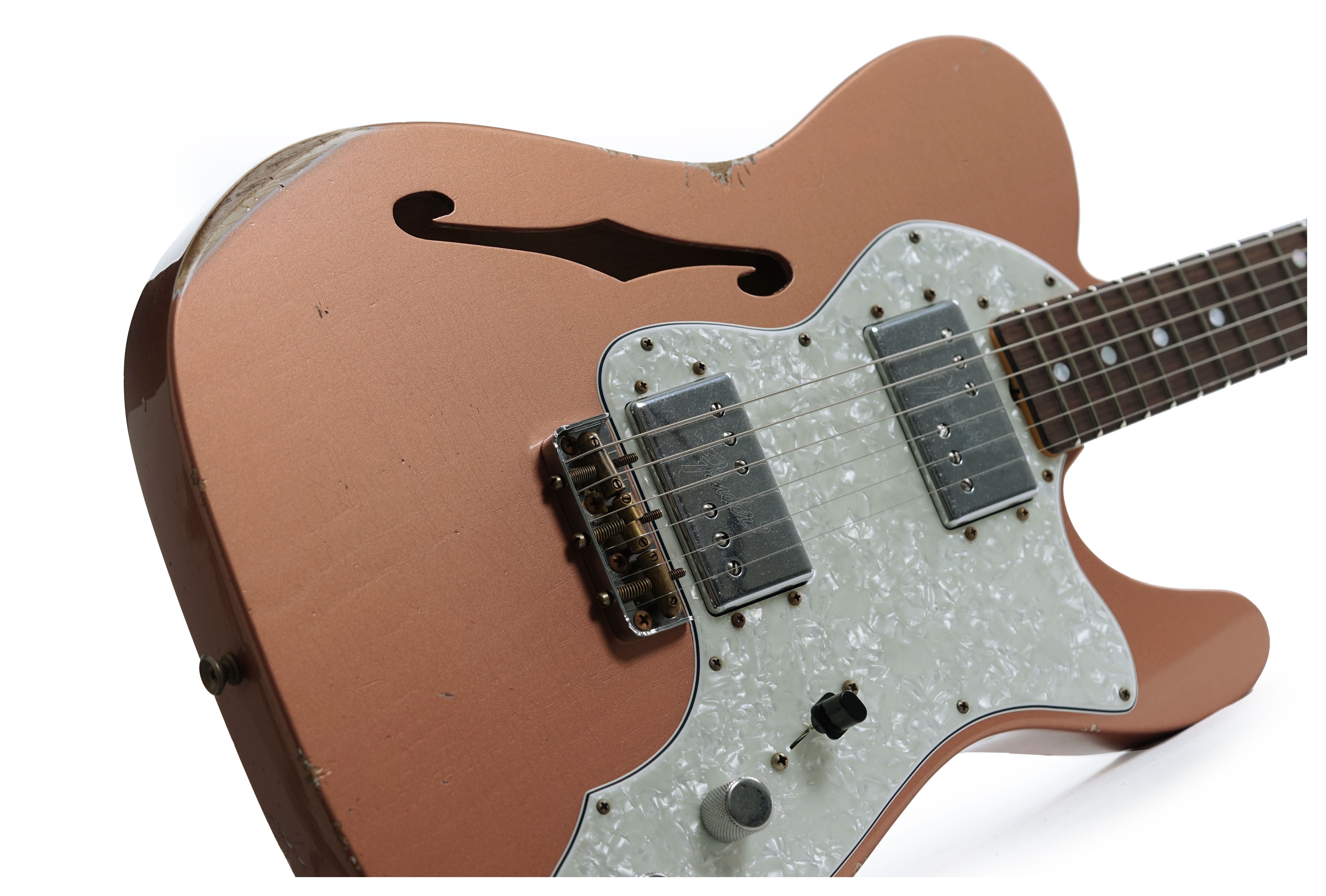 GUITARGUITAR Fender Custom Shop Bobbed Thinline Telecaster Copper Penny Relic