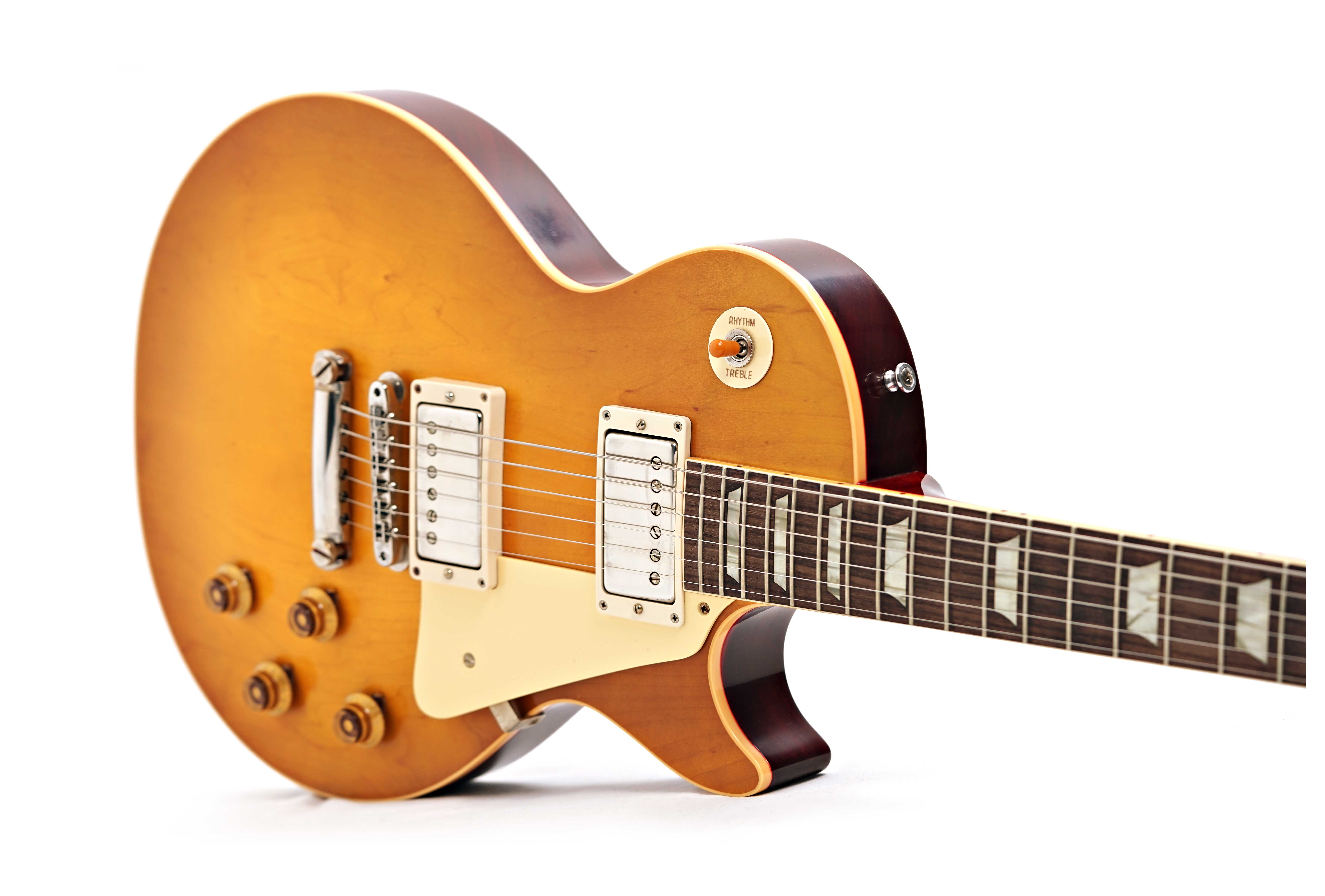 GUITARGUITAR Gibson Custom Shop 1958 Les Paul Standard Reissue Lemon Burst VOS #85144