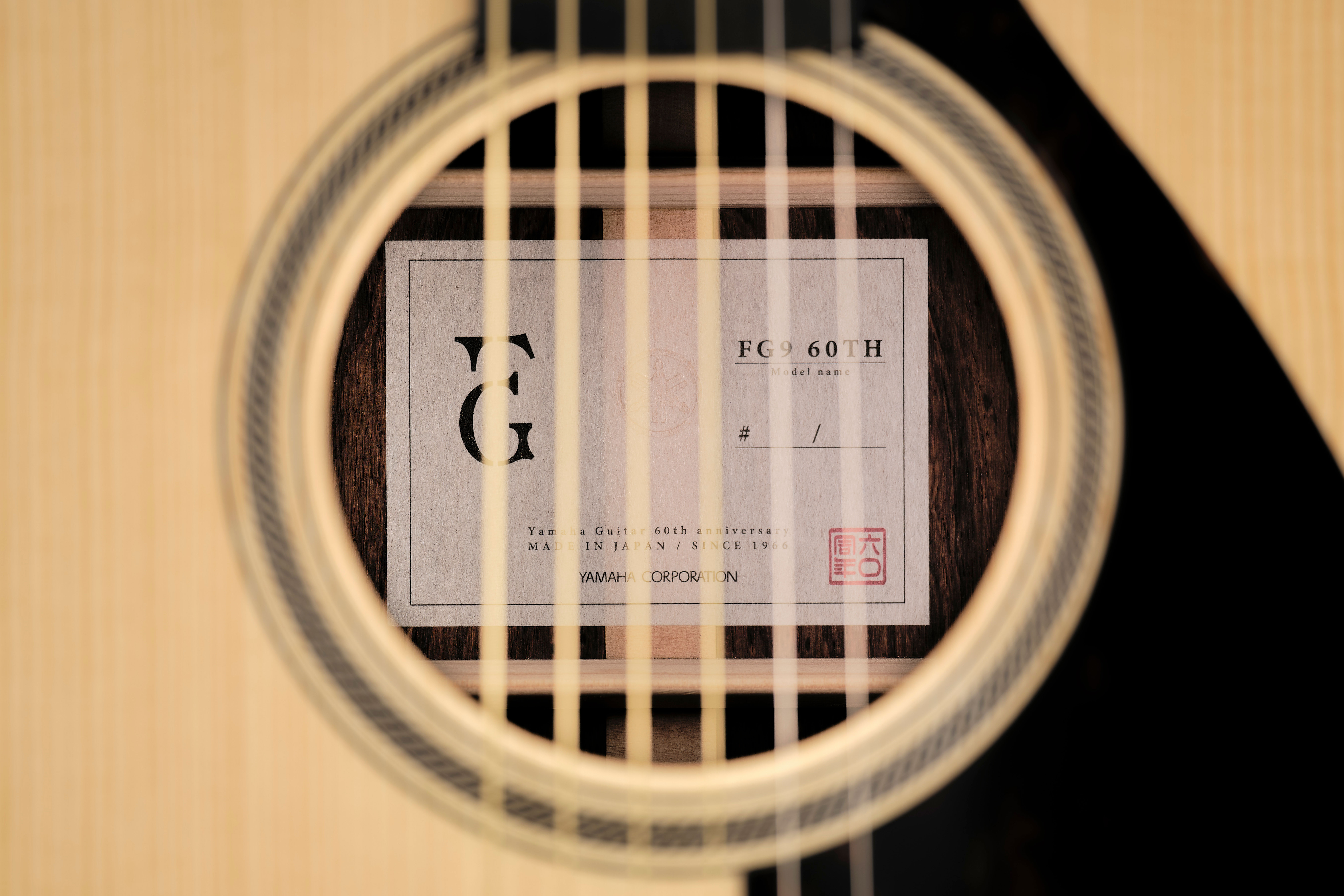 GUITARGUITAR Yamaha FG9 60th Anniversary Natural