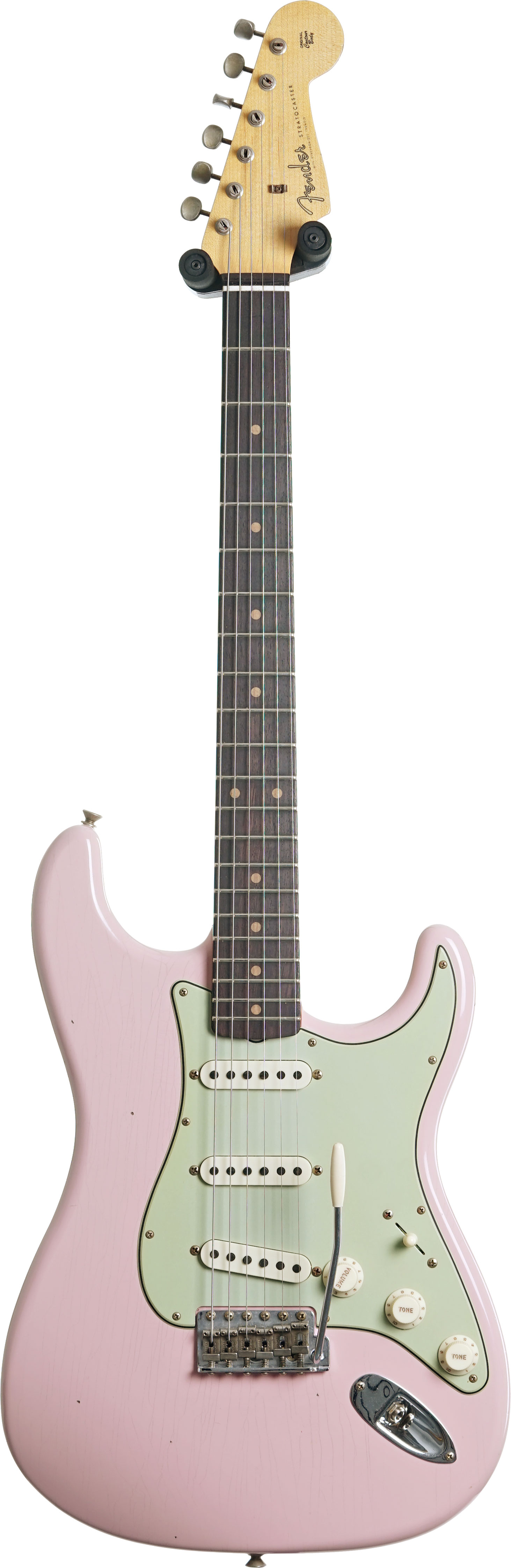 GUITARGUITAR Fender Custom Shop 1959 Collection Stratocaster Journeyman Relic Shell Pink Rosewood Fingerboard #CZ587030