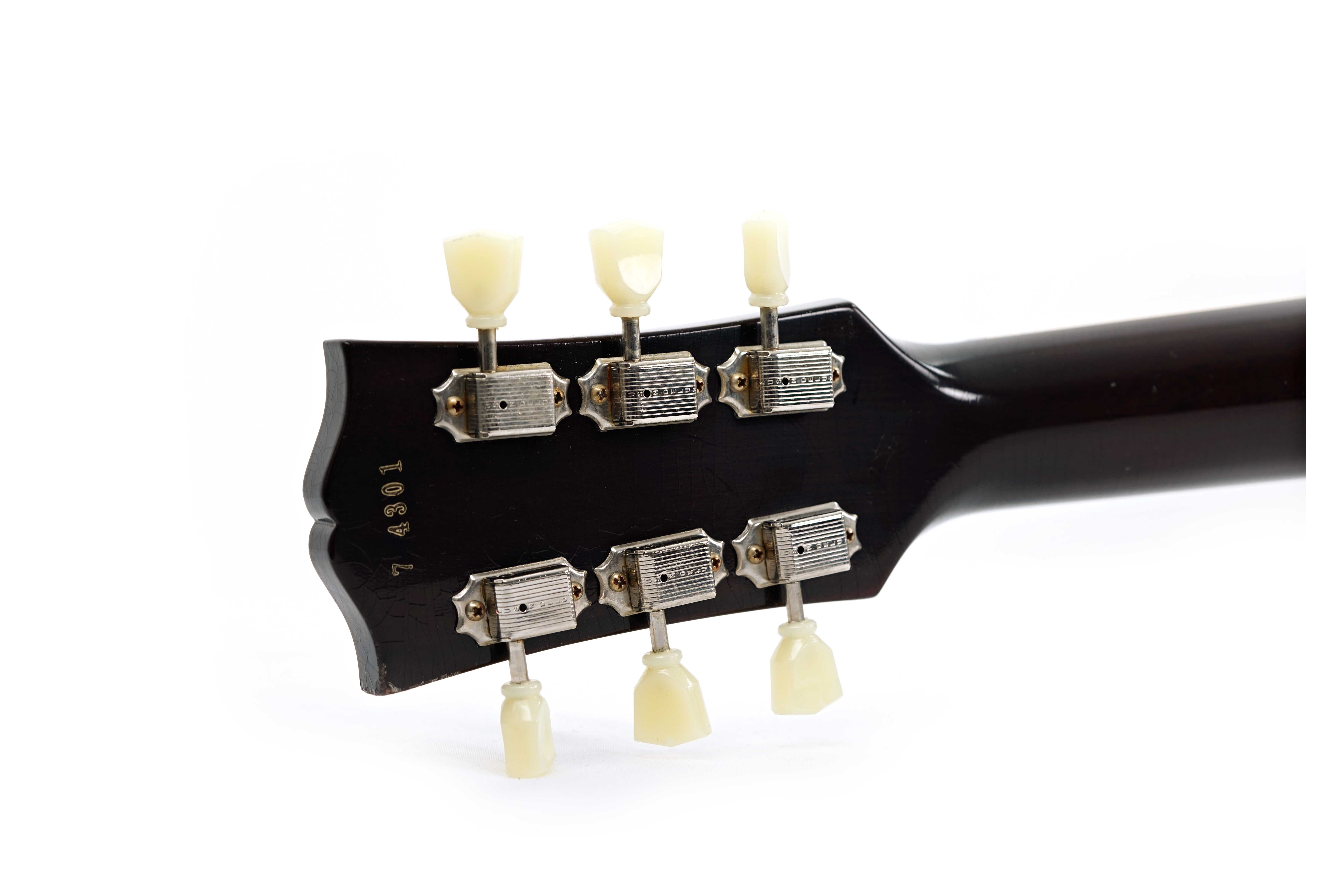 GUITARGUITAR Gibson Custom Shop Murphy Lab 1957 Les Paul Reissue Light Aged Goldtop Darkback #74301