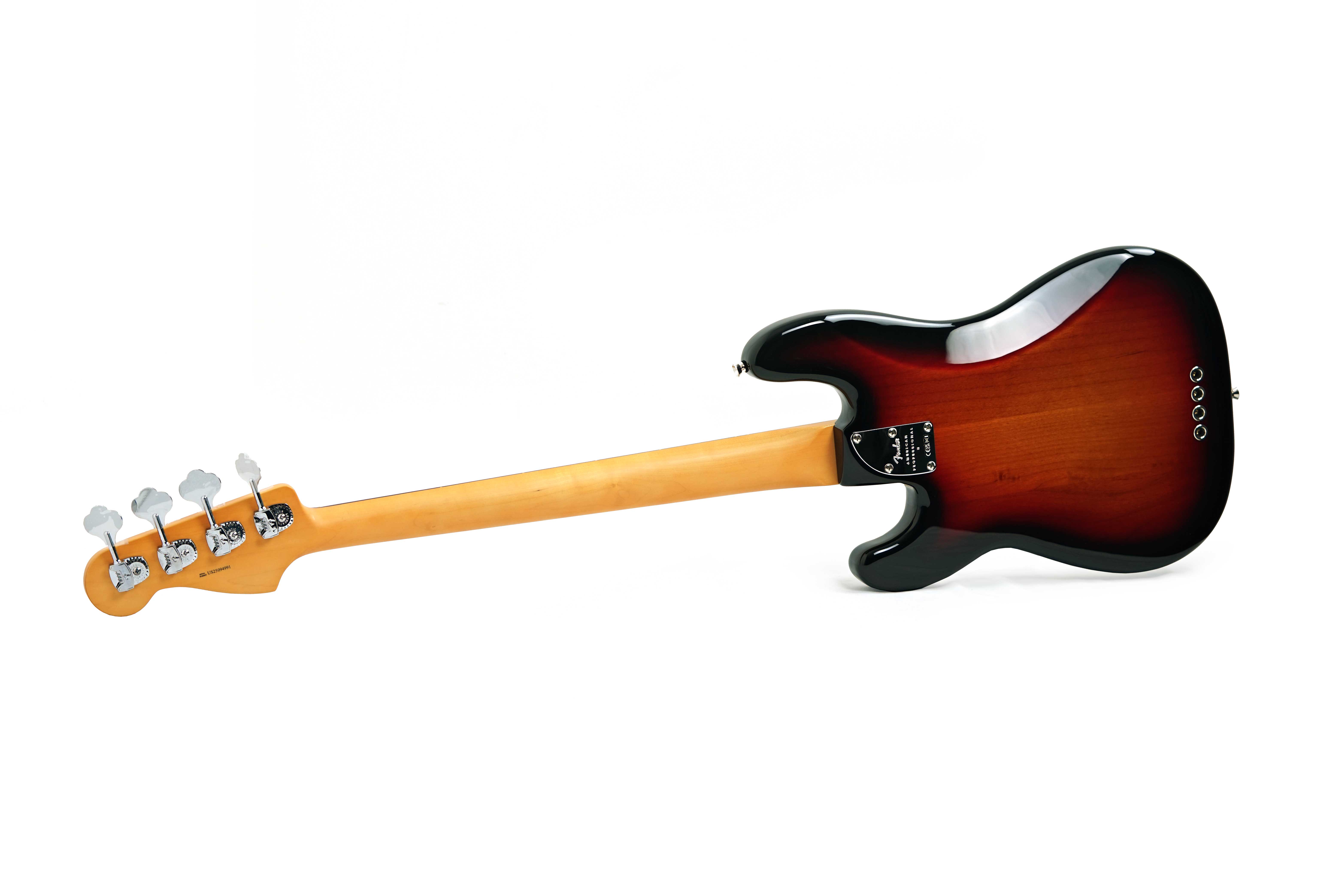GUITARGUITAR Fender American Professional II Precision Bass 3 Tone Sunburst Rosewood Fingerboard #US25094991