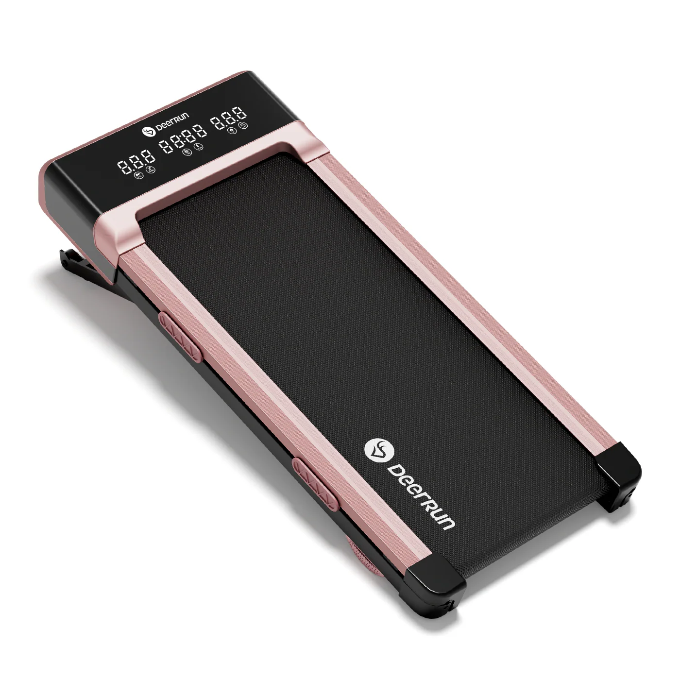 DeerRun Z10 12% Auto Incline Smart Walking Pad Treadmill with remote control Pink-Fat-burning & fitness friendly