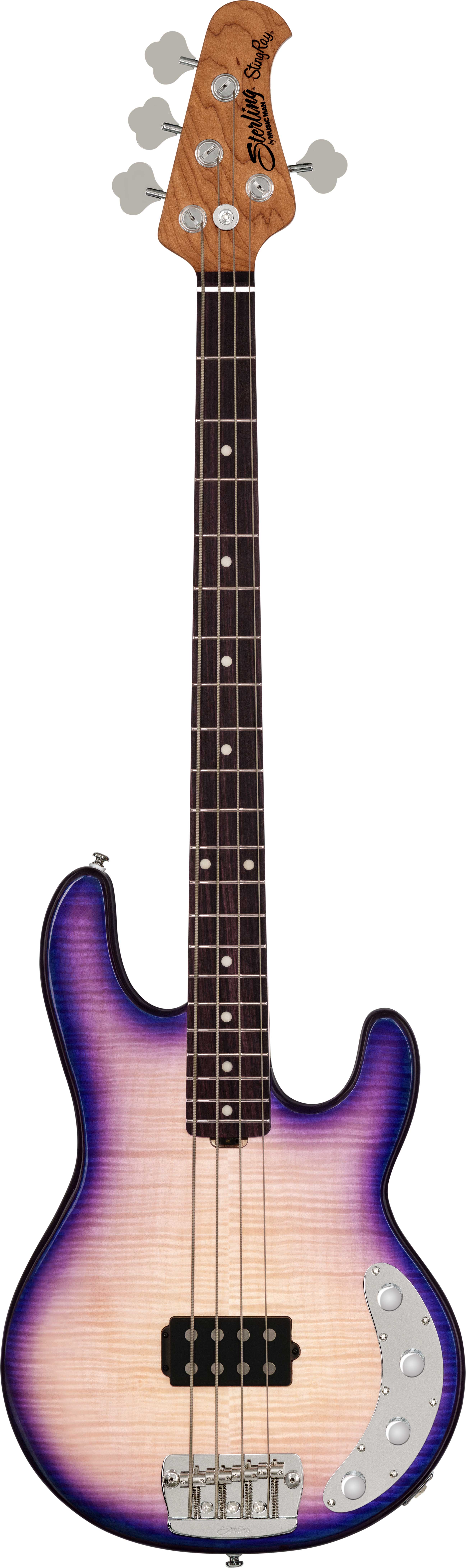 GUITARGUITAR Music Man Sterling StingRay Ray34 Flame Purple Sunset