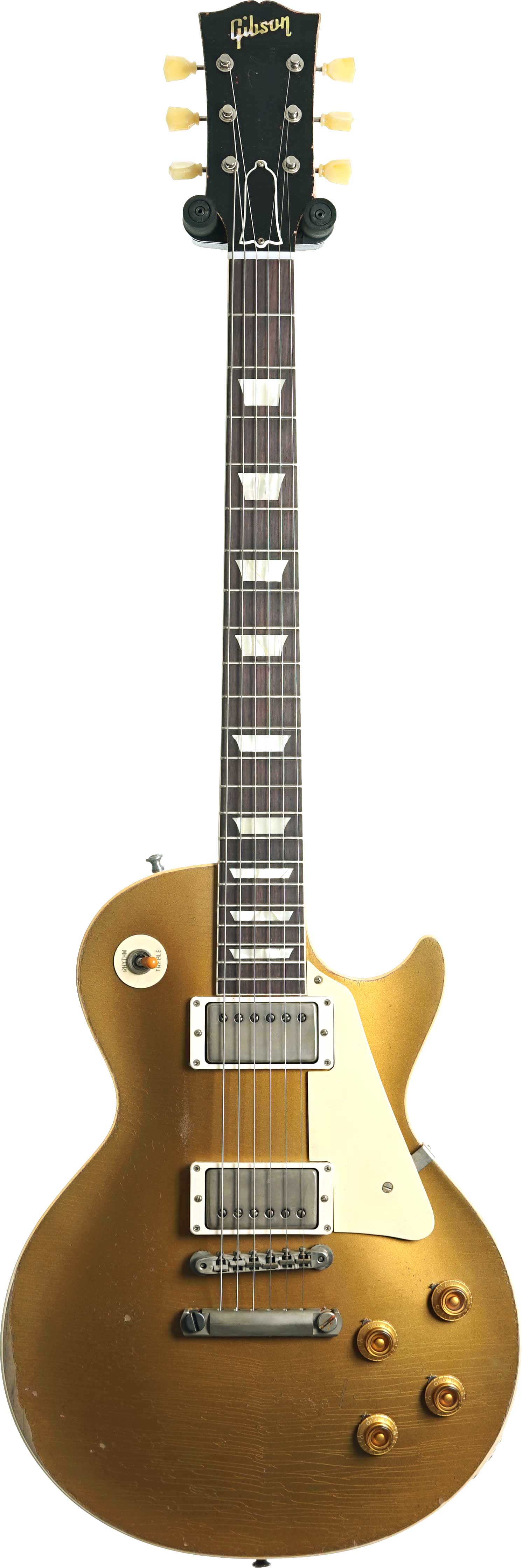 GUITARGUITAR Gibson Custom Shop Murphy Lab 1957 Les Paul Standard Reissue Ultra Heavy Aged Double Gold #742150