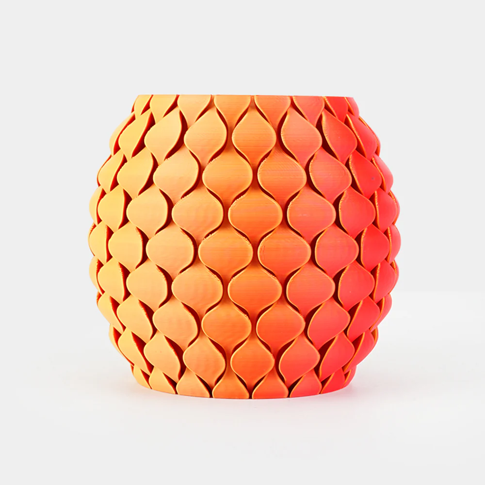 SUNLU Matte PLA Dual-Color 3D Printer Esthenic Filament 1KG, Seamless Two-Tone Shifts & Soft Matte Finish