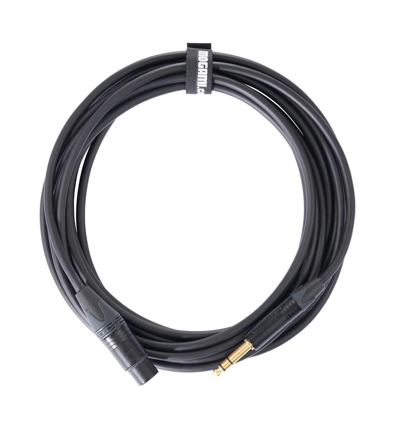 GUITARGUITAR Mogami 5m XLRF - TRS Jack Cable with Neutrik Black and Gold Connectors