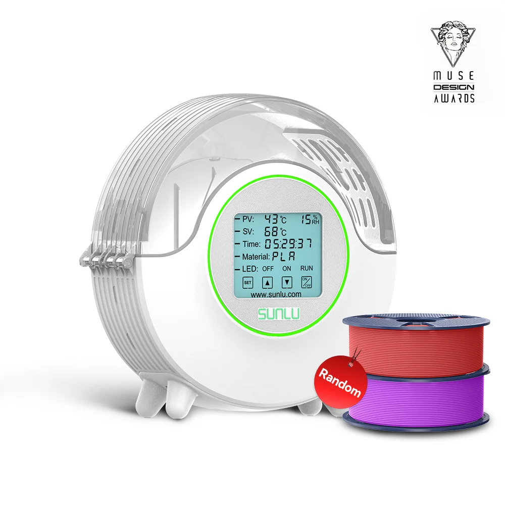 SUNLU S2 Filament Dryer, 360° Surround Heating During 3D Printing