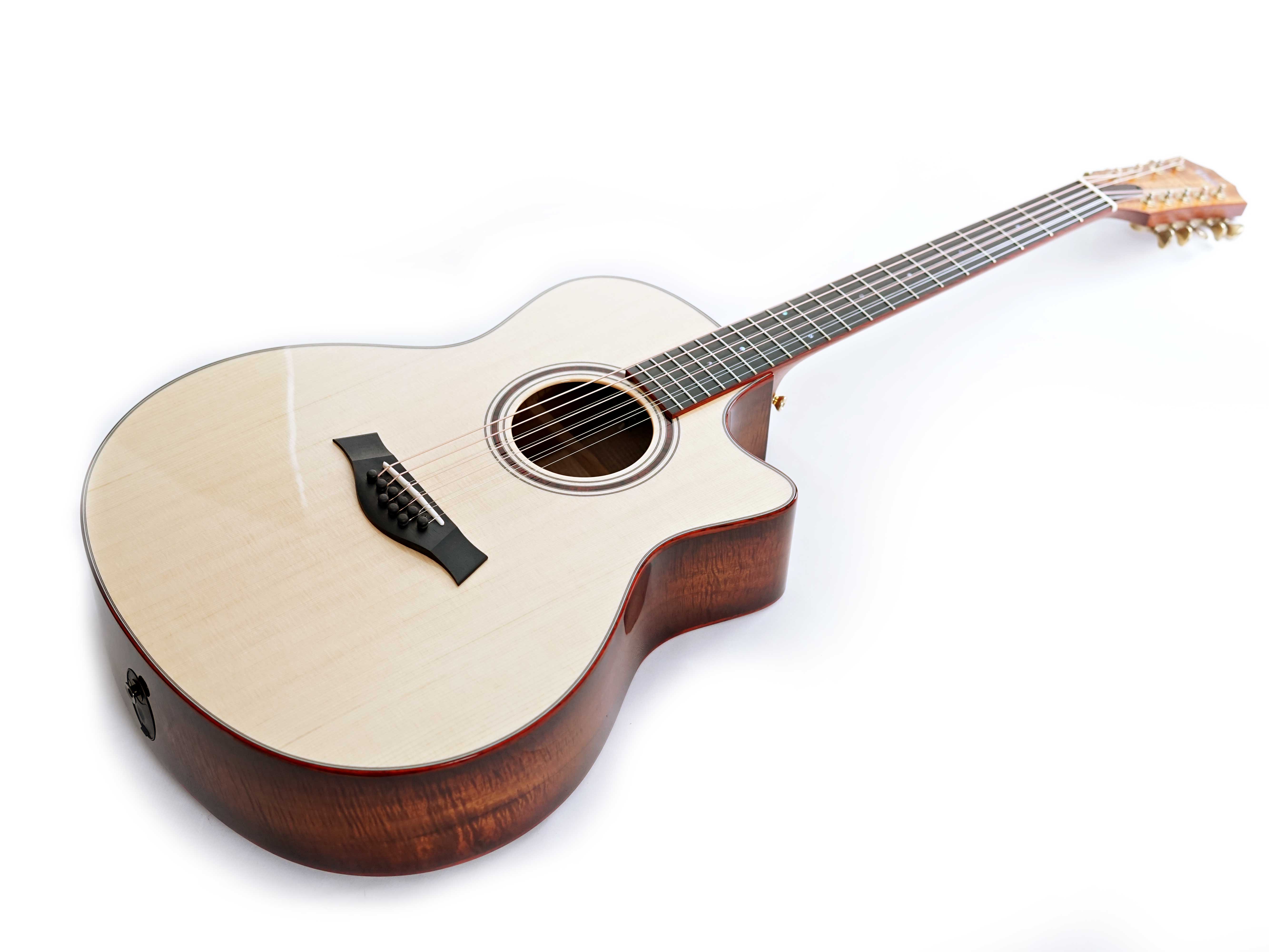 GUITARGUITAR Taylor Custom Grand Symphony 9 String Lutz Spruce / AA Koa