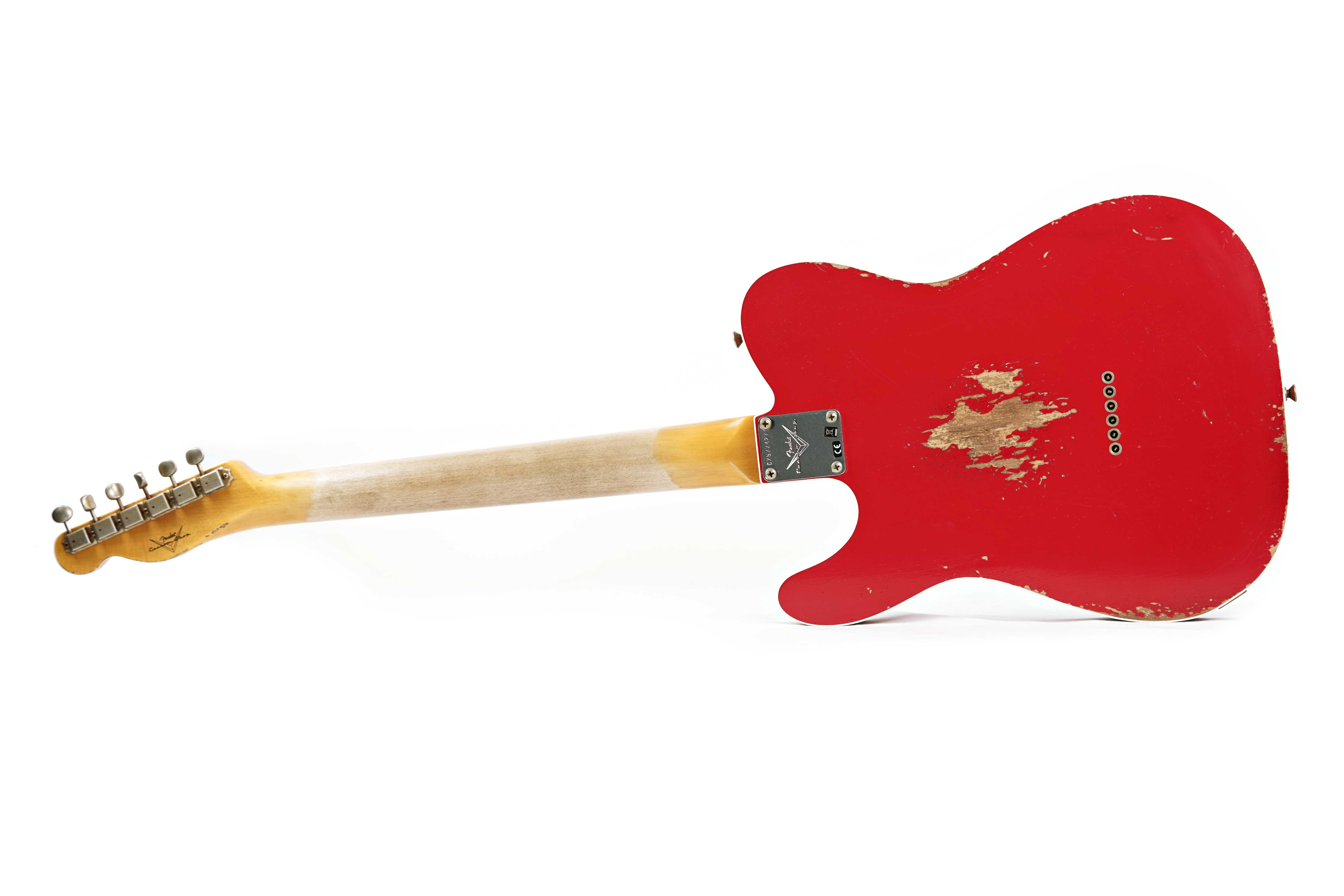 GUITARGUITAR Fender Custom Shop 1965 Telecaster Custom Heavy Relic Dakota Red Maple Fingerboard