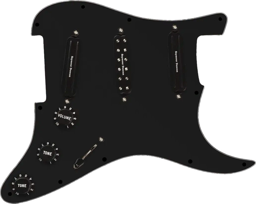 GUITARGUITAR Seymour Duncan Dave Murray Loaded Pickguard Black