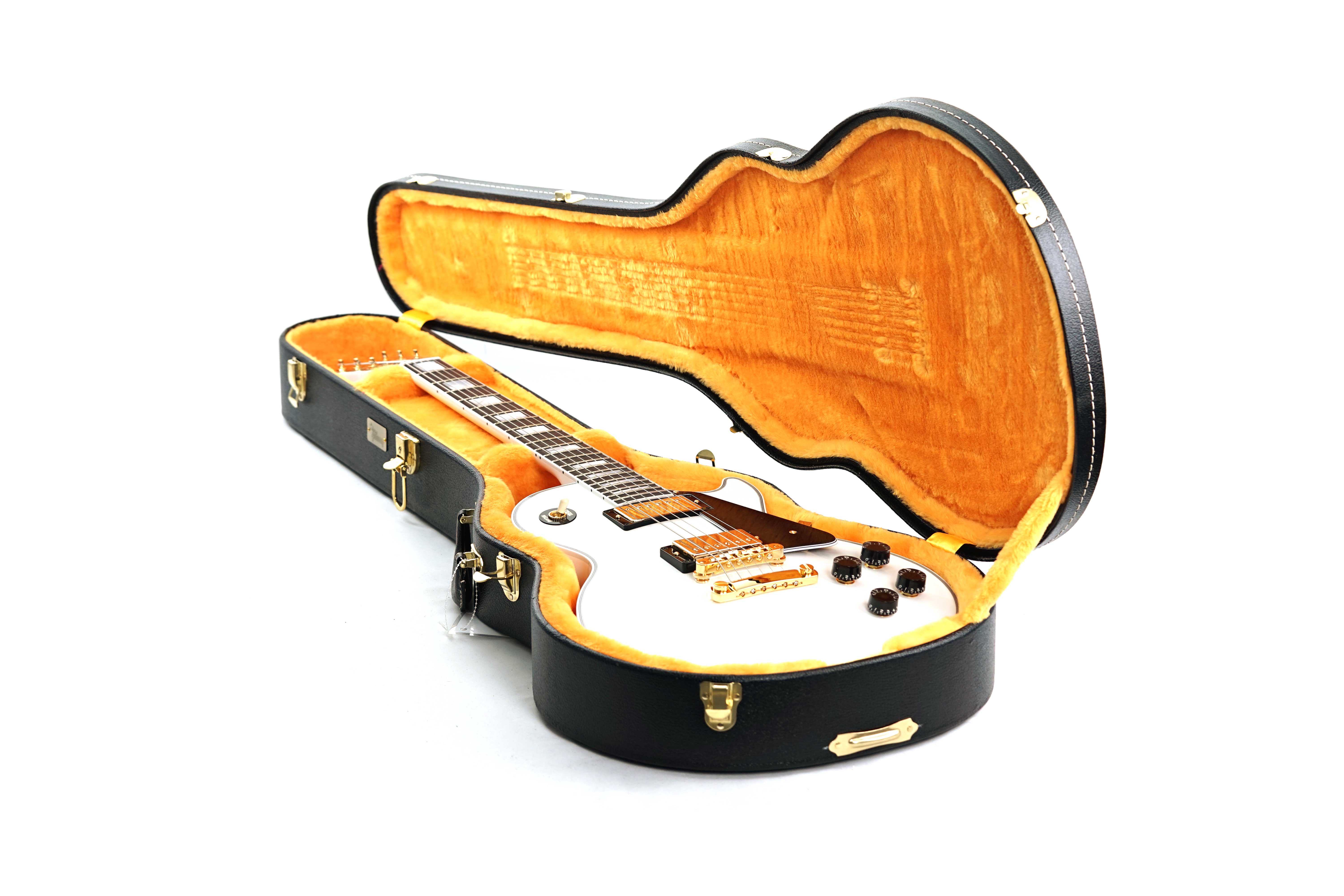 GUITARGUITAR Gibson Custom Shop Les Paul Custom Alpine White with Ebony Fingerboard Gloss #CS502322