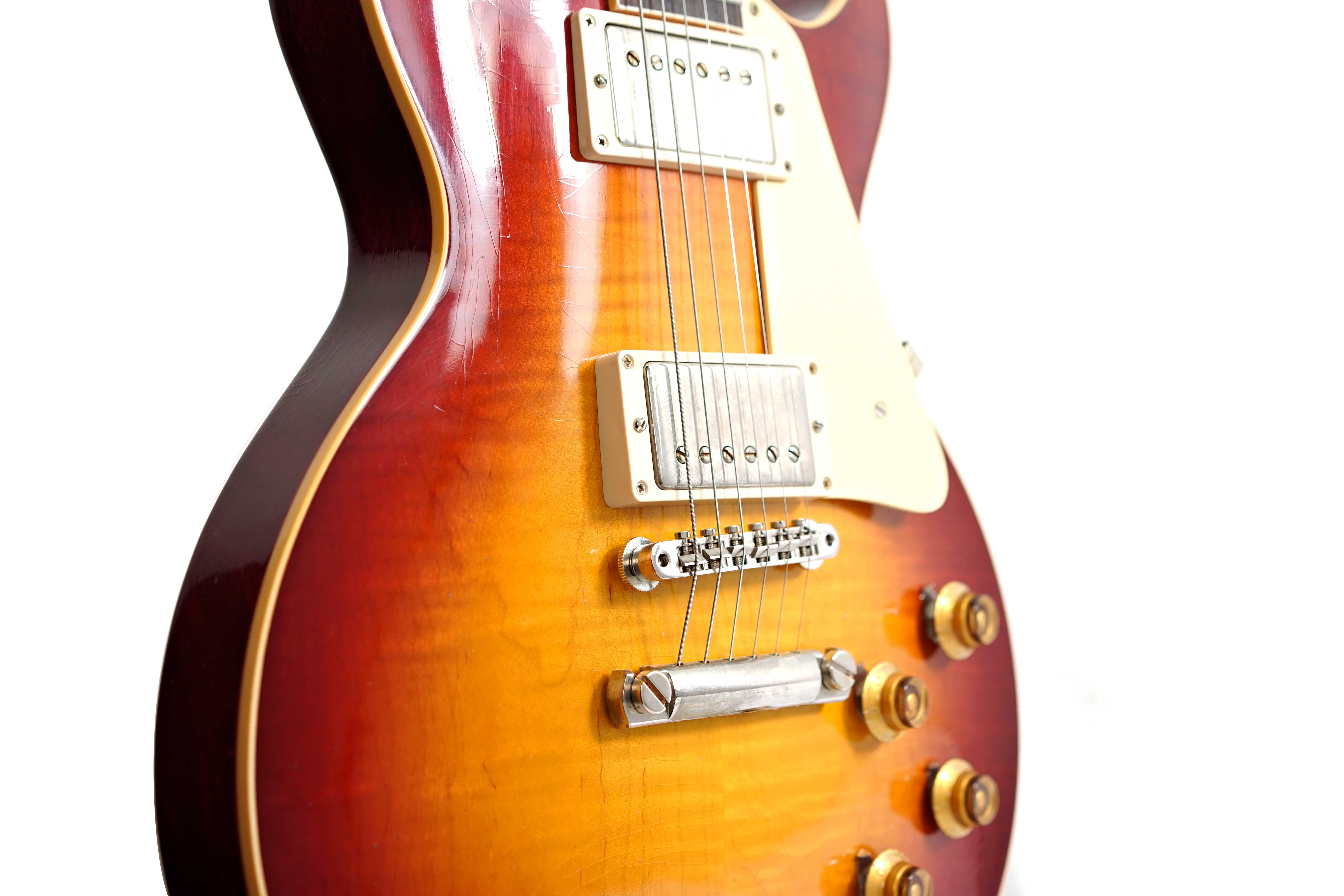 GUITARGUITAR Gibson Custom Shop Murphy Lab 1959 Les Paul Standard Reissue Ultra Light Aged Sunrise Teaburst