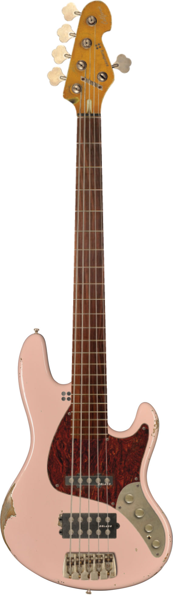 GUITARGUITAR Sandberg California TM 5 String Hardcore Aged Shell Pink