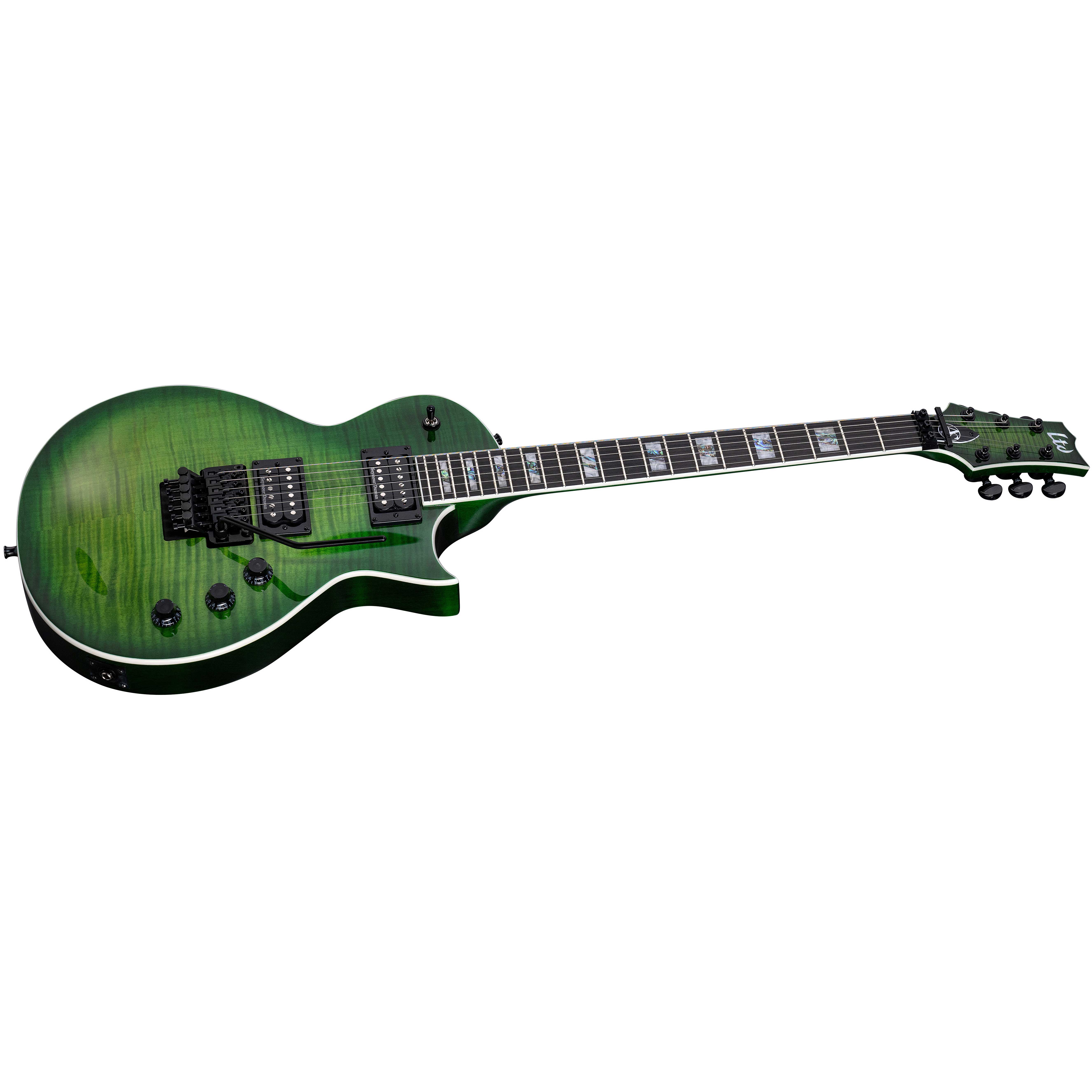 GUITARGUITAR ESP LTD AS-1FR Alex Skolnick Lime Burst