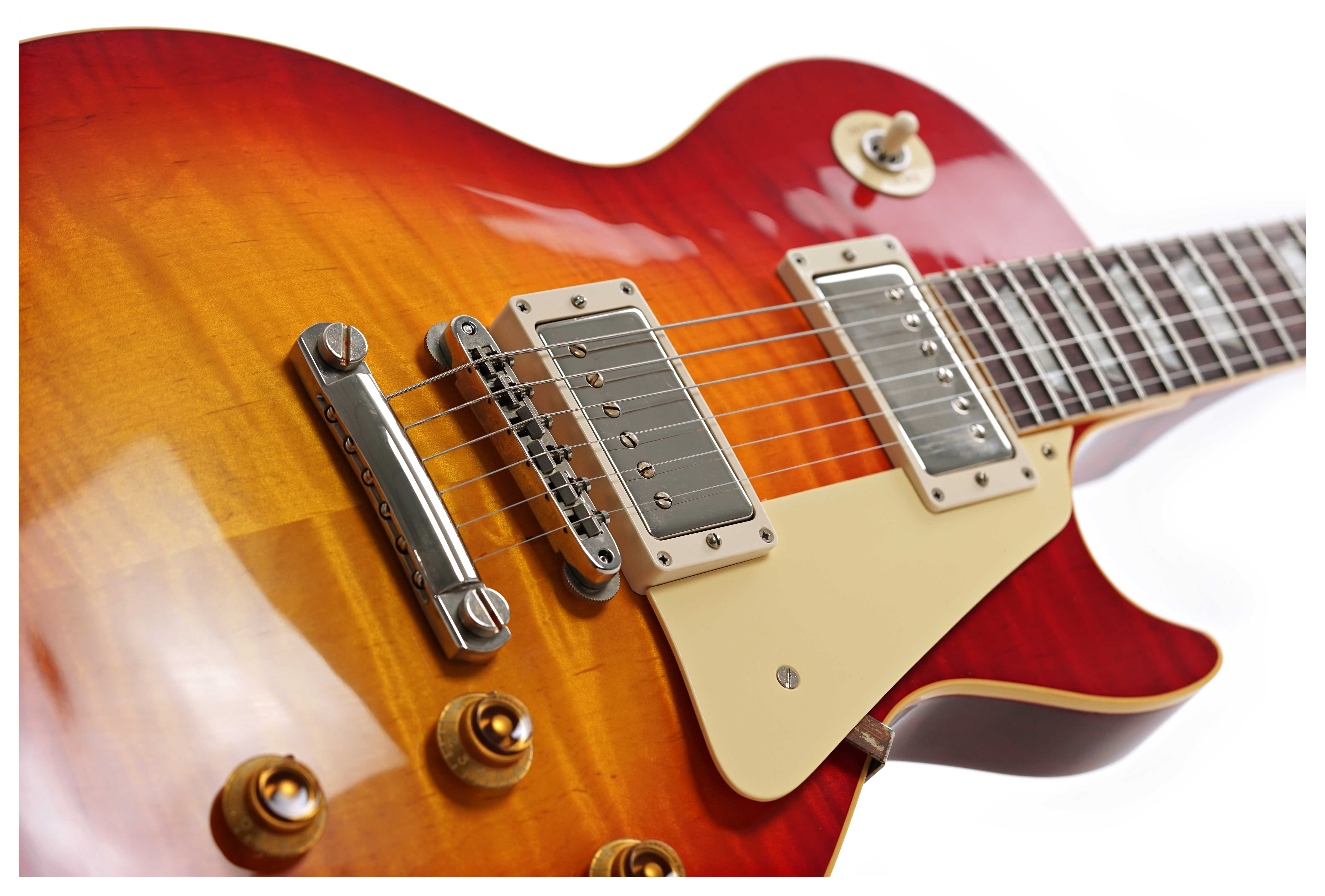 GUITARGUITAR Gibson Custom Shop 1959 Les Paul Standard Reissue VOS Washed Cherry Sunburst #94874