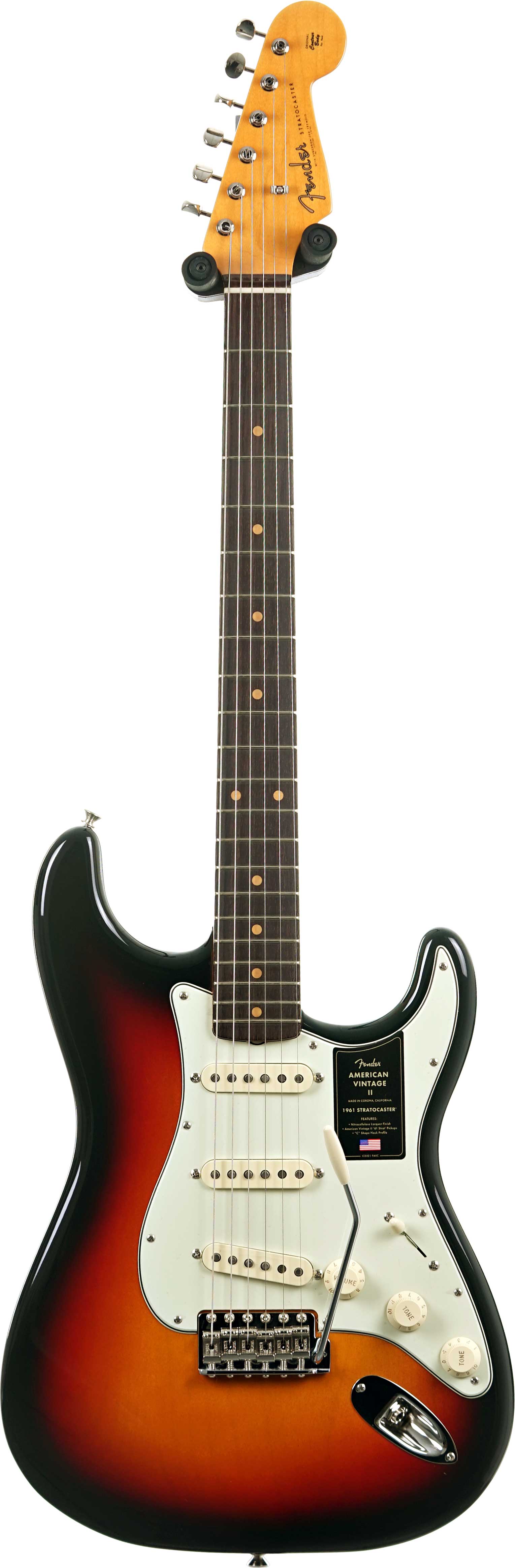 GUITARGUITAR Fender American Vintage II 61 Stratocaster Rosewood Fingerboard 3 Colour Sunburst #V2563780