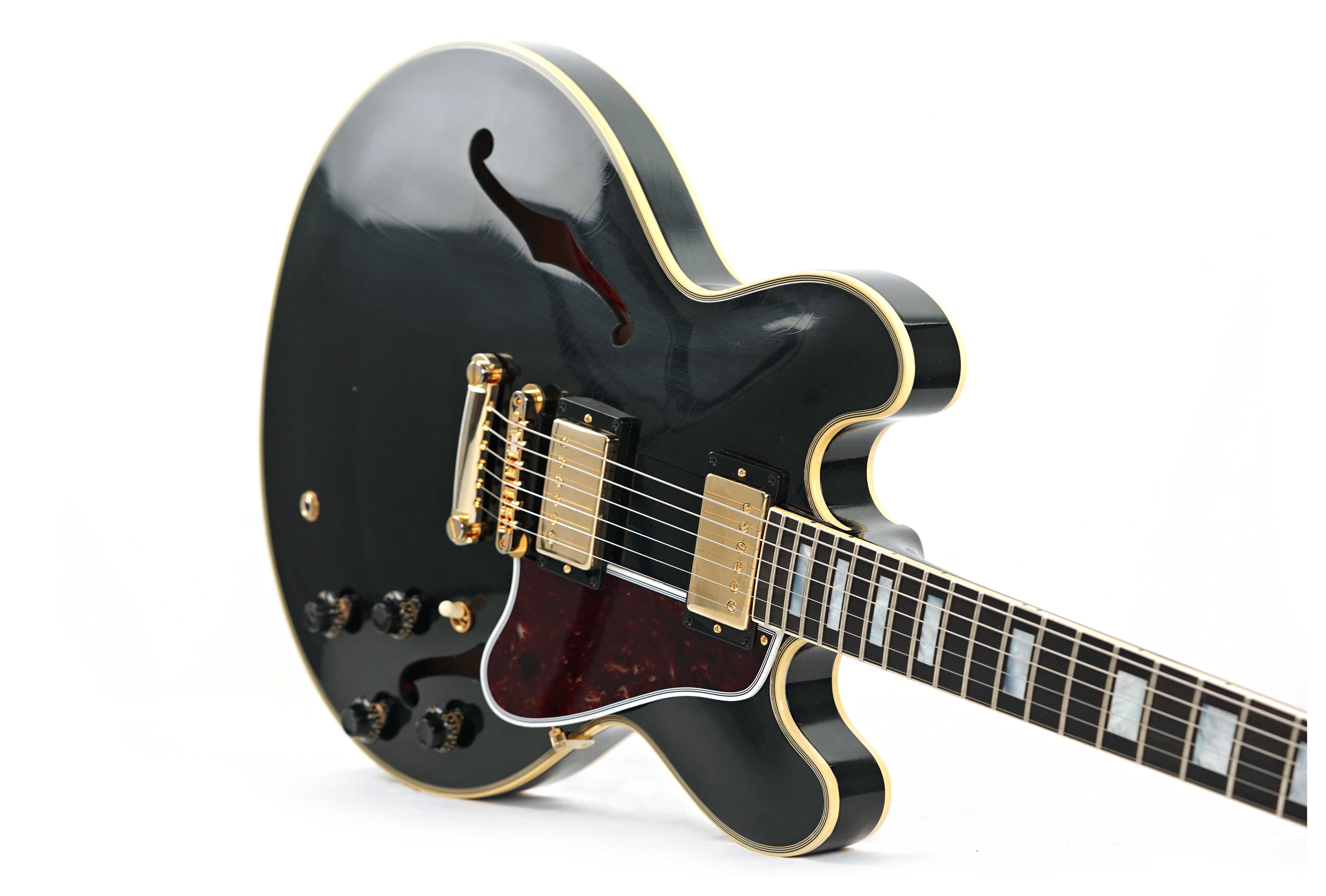 GUITARGUITAR Gibson Custom Shop Murphy Lab 1959 ES-355 Reissue Stop Bar Ultra Light Aged Ebony #A930033