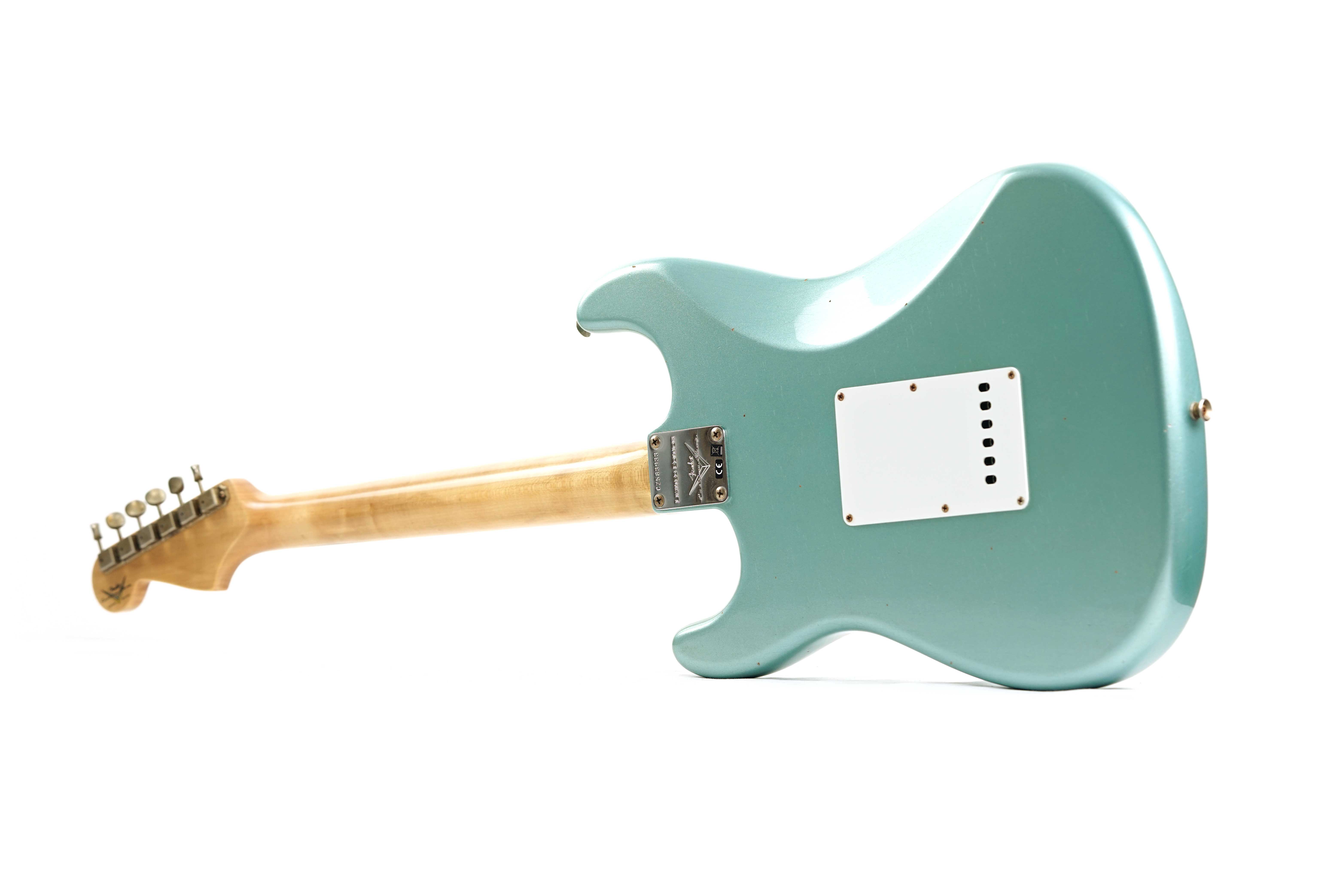 GUITARGUITAR Fender Custom Shop Limited Edition 1965 Stratocaster Journeyman Relic Aged Firemist Silver #CZ583933